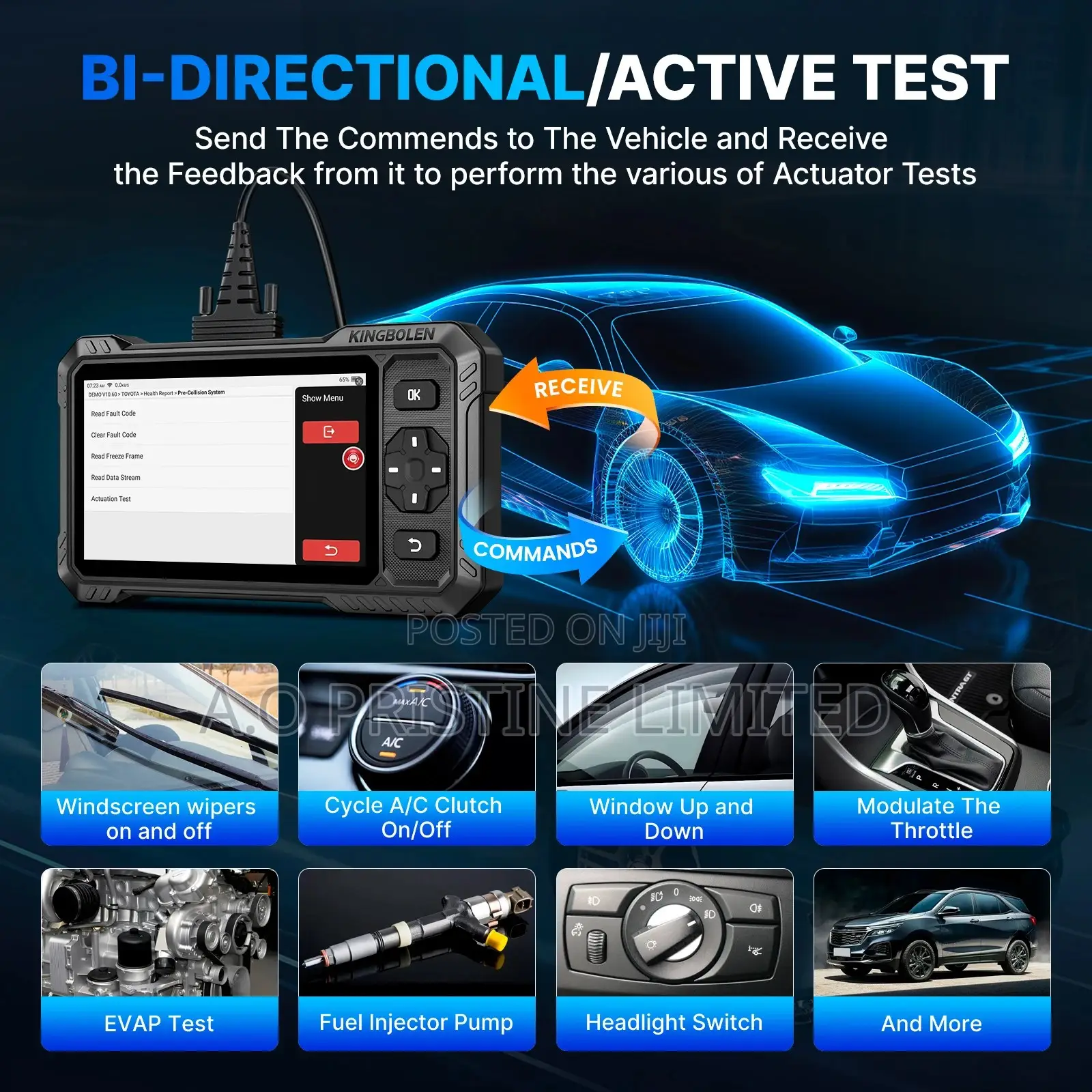 Kingbolen S6 Elite Car Swith 15 Reset Services Lifetime Free Update.