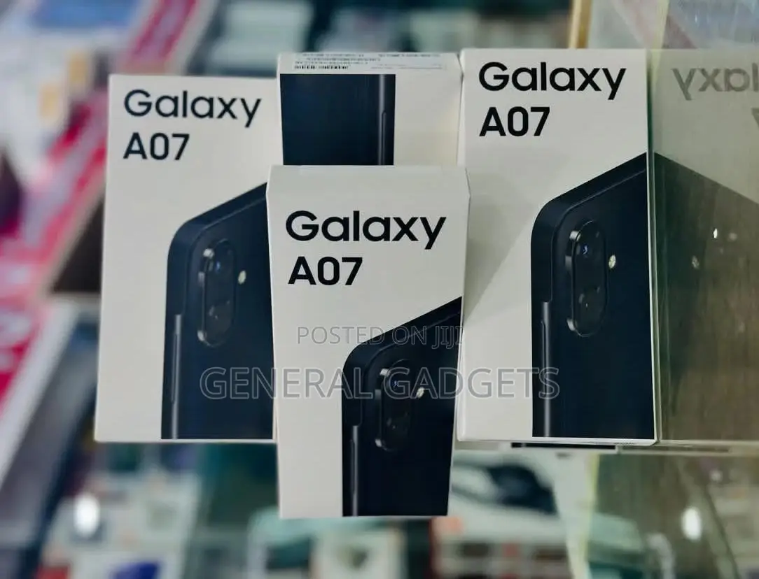 New Samsung Galaxy A07 4G 64 GB Black