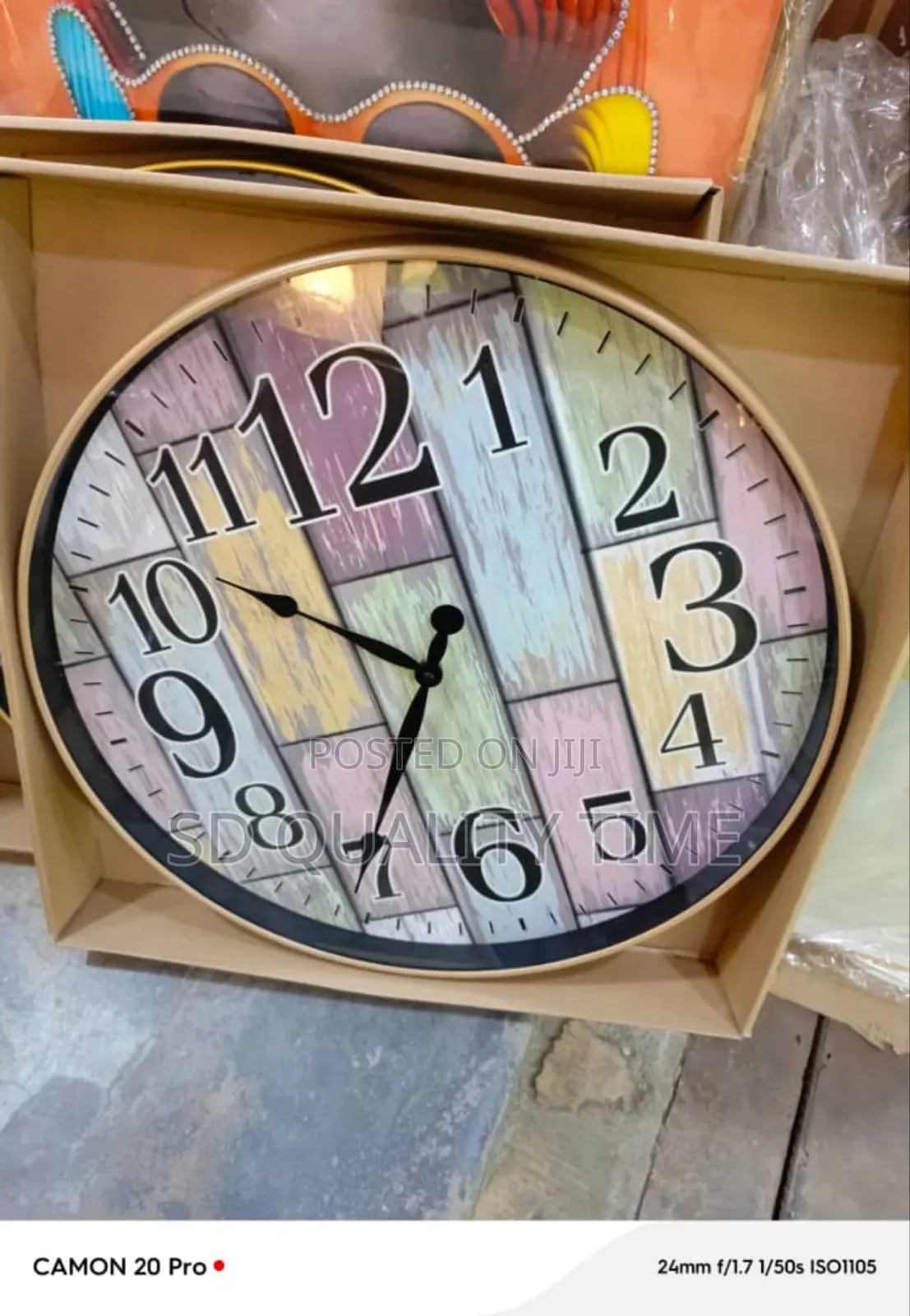 Vintage Circle Wall Clock (50cm)