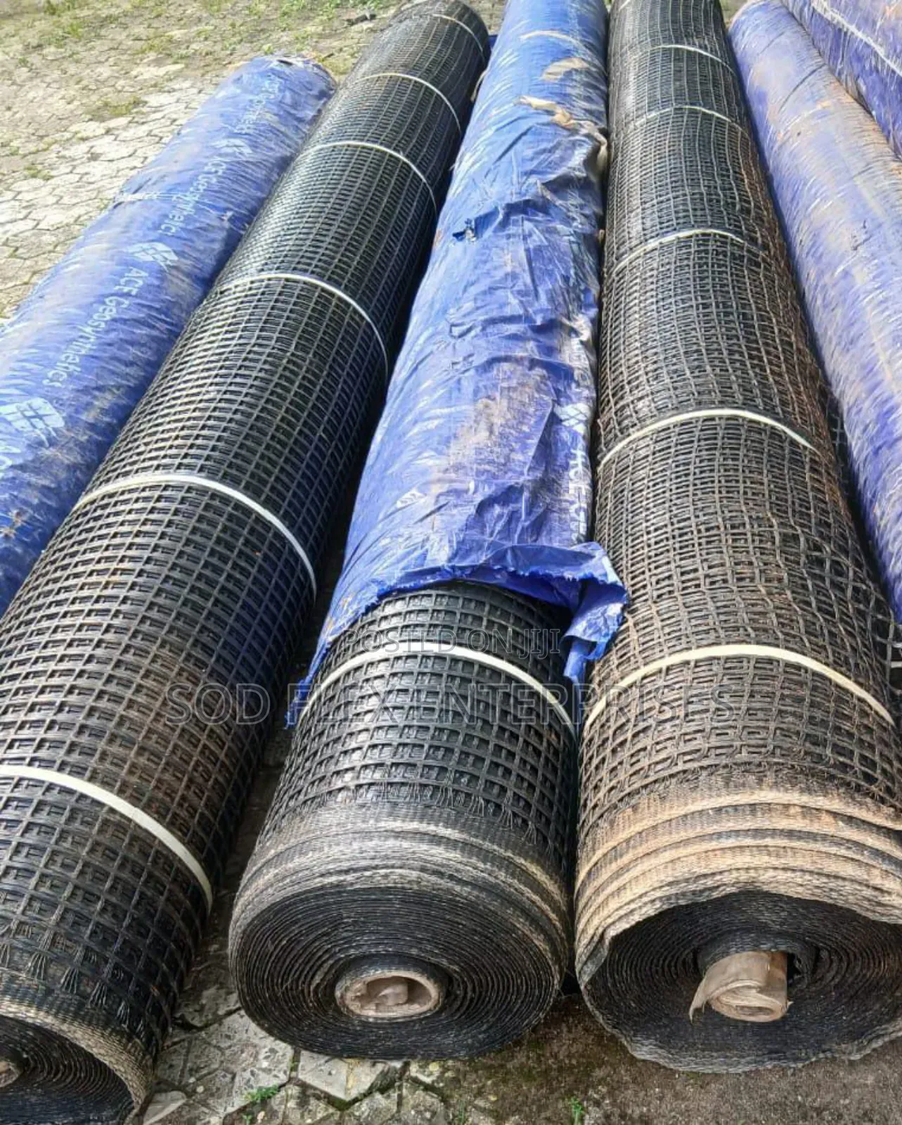 3.9*100 Meters Geogrid/Geosynthetic Fabric Mech Net