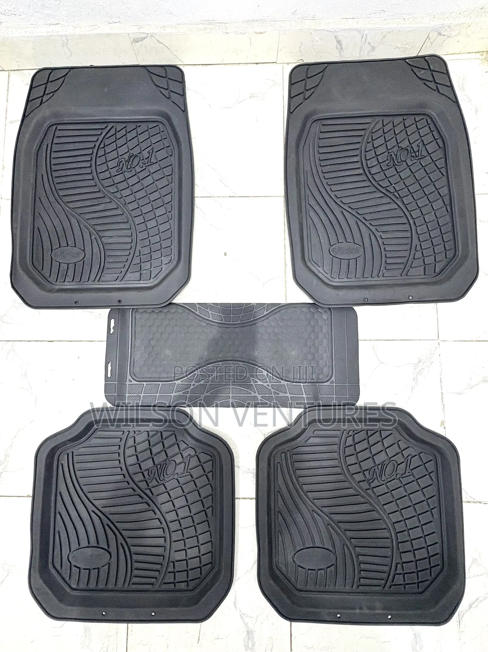 High Quality 5 Seater Number 1 Rubber Mat