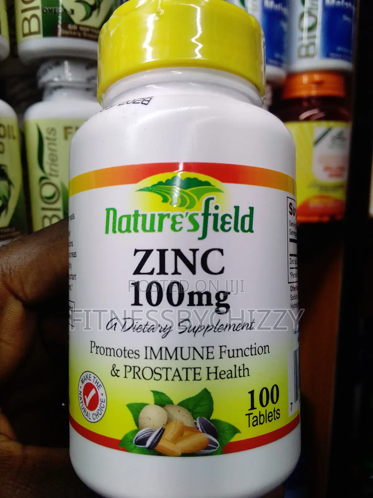Nature's Field Zinc 100mg X 100 Tablets