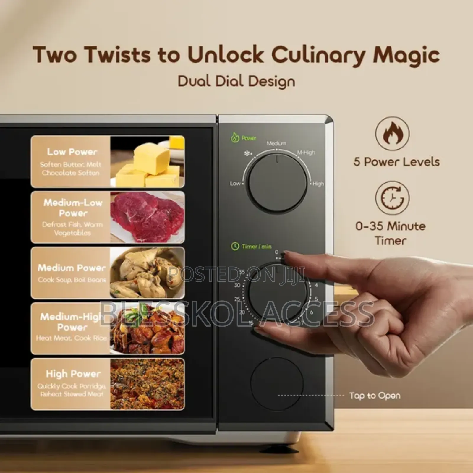 Oraimo Infiwave Lite 20l Low Noise Microwave Oven