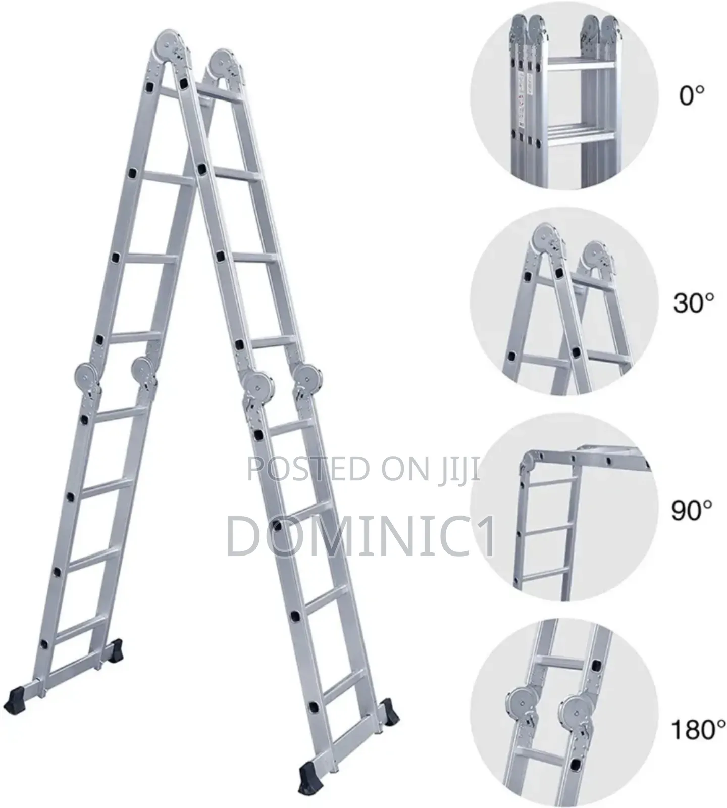 Multipurpose Aluminum Ladder 4×4=16