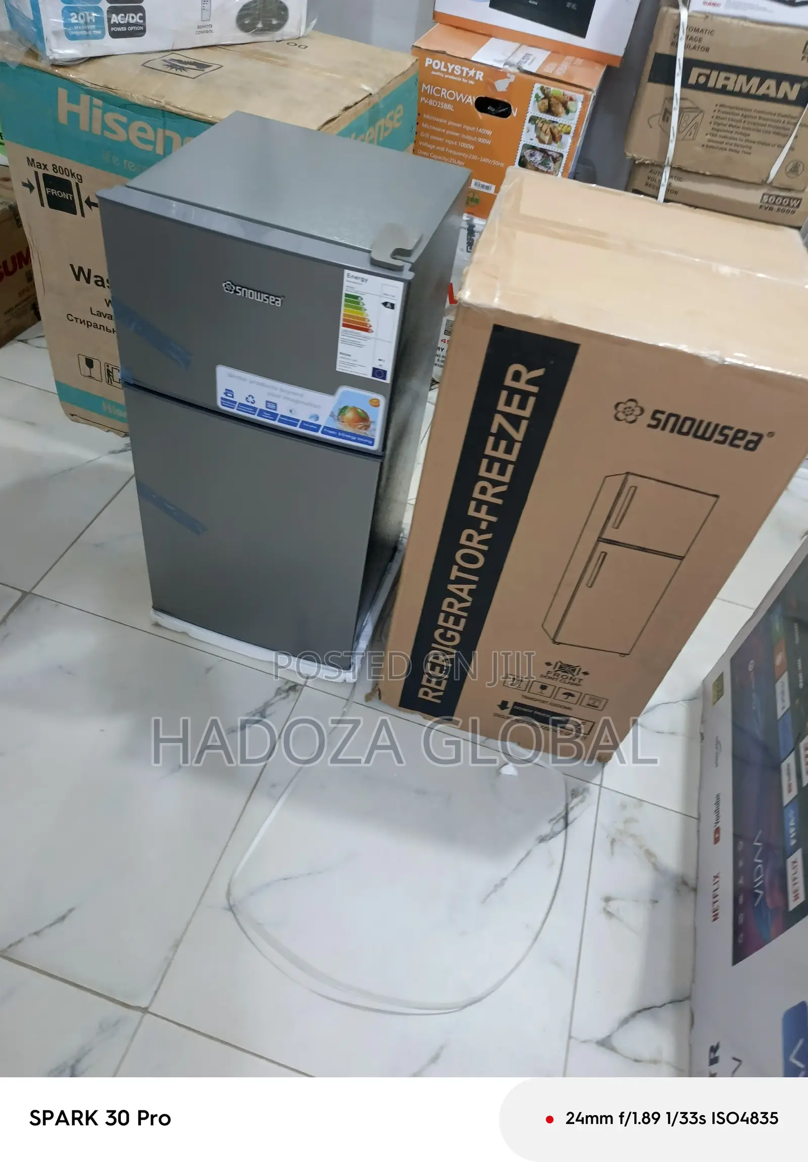 136l Fridge, Snowsea Brand, Two-door Design