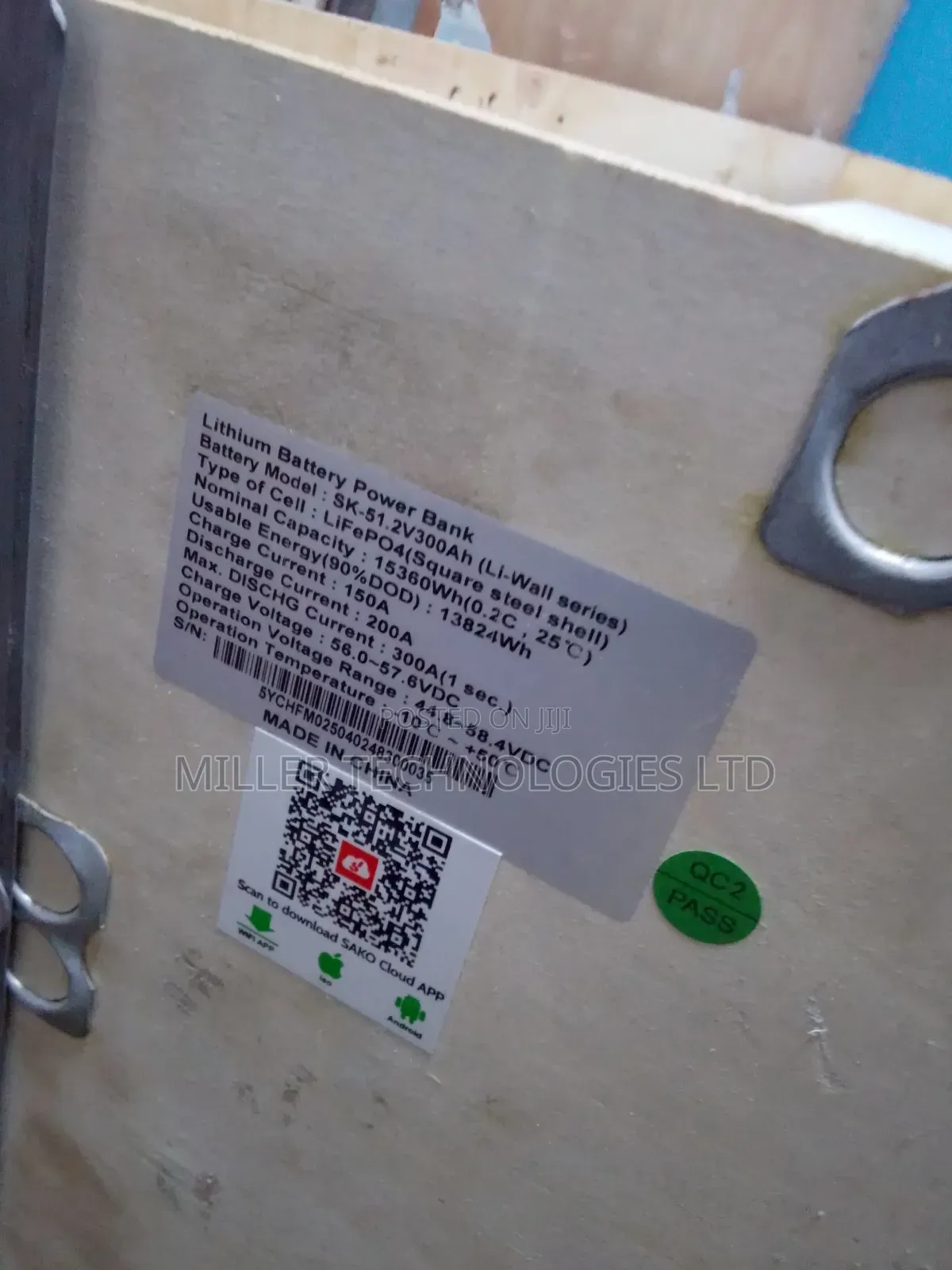 Sako 15 KWH Lithium Battery | Long-Life Solar Energy Storage Solution