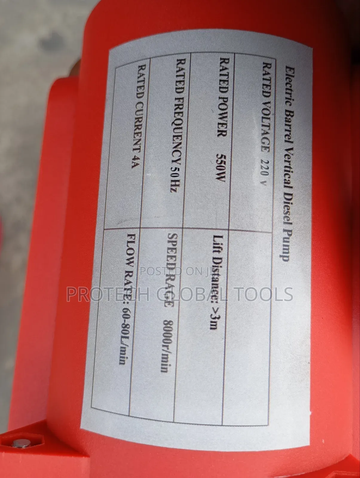 Electric Oil Drum Pump