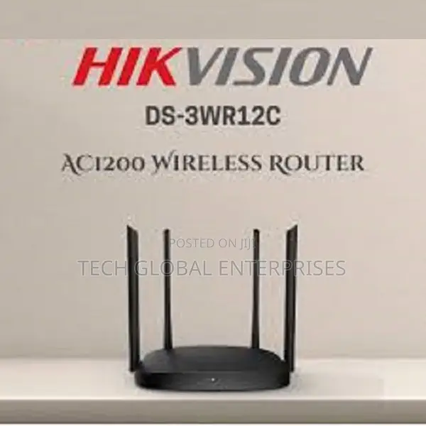 Hikvision Ds-3wr12c(O-Std)/Uk Wifi4 Wireless Router, 5ghz