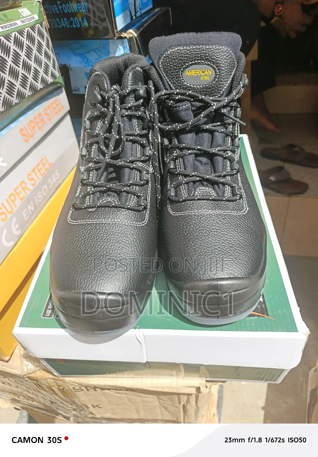 American Steel Safety Boot