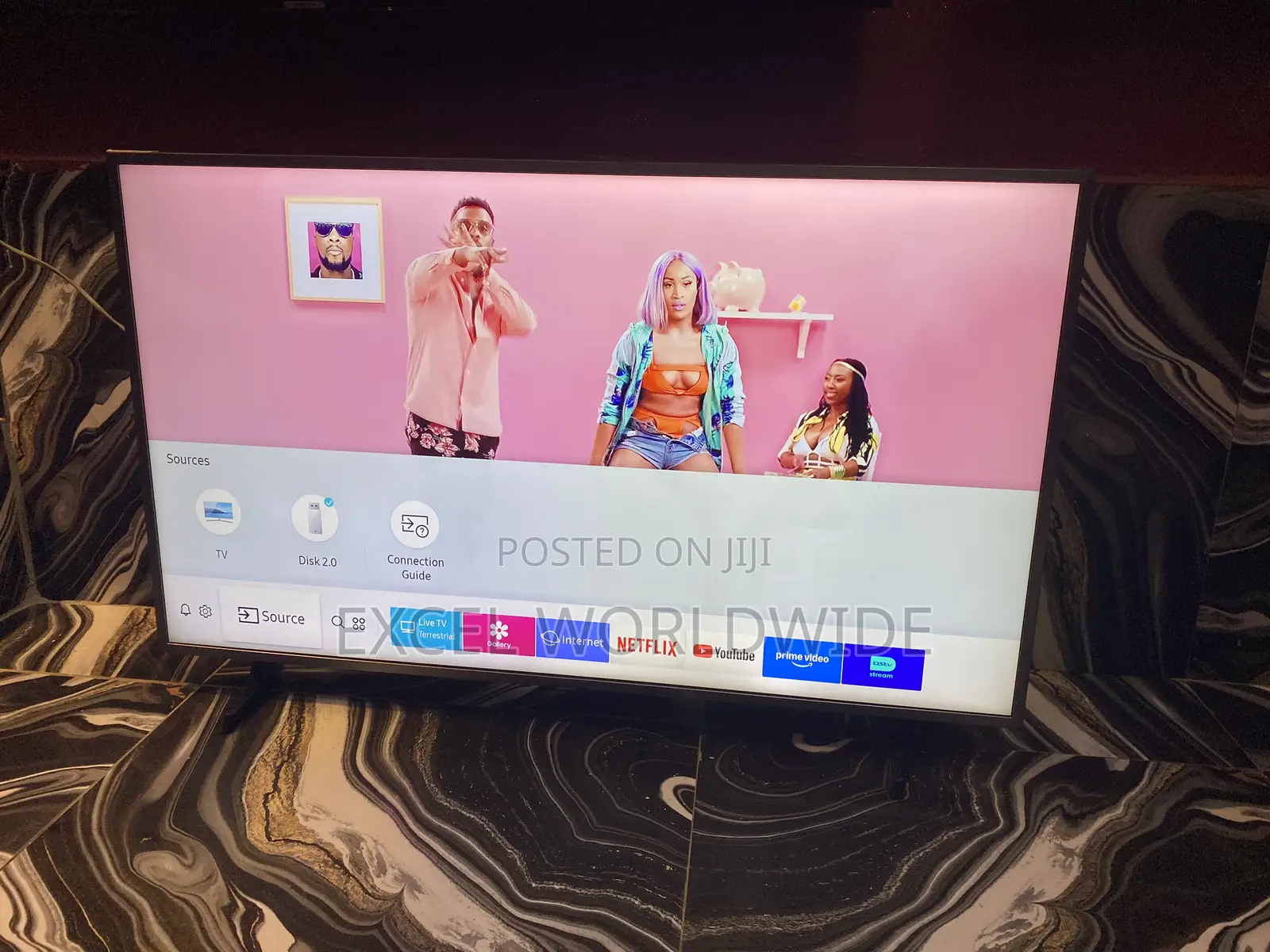 Certified 43”Inches Samsung Ultra Slim Smart Tv With Smart Share
