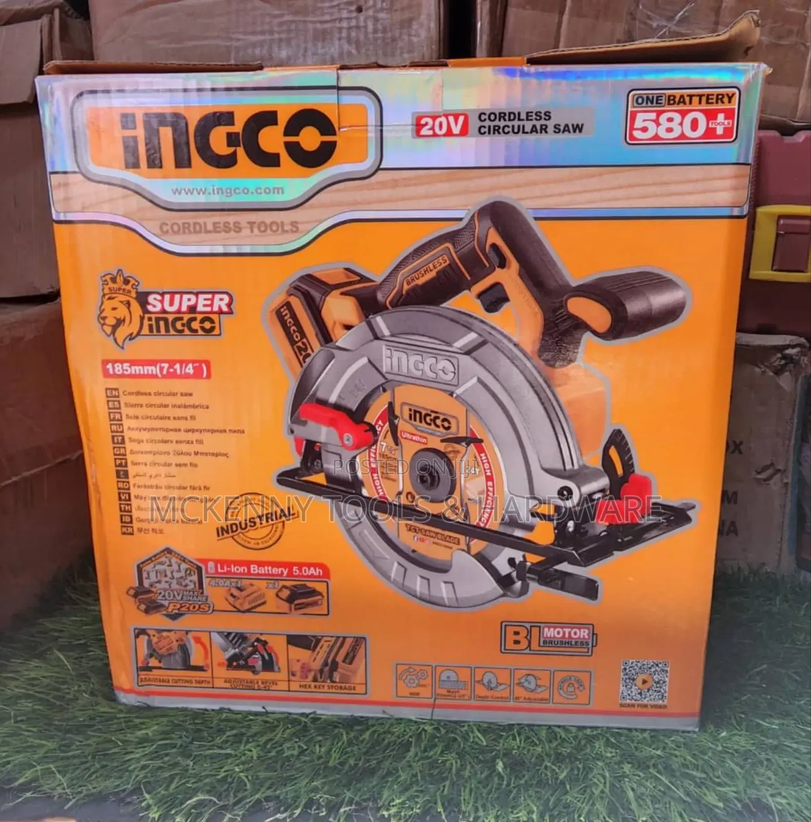 Ingco 20v Cordless Circular Saw.