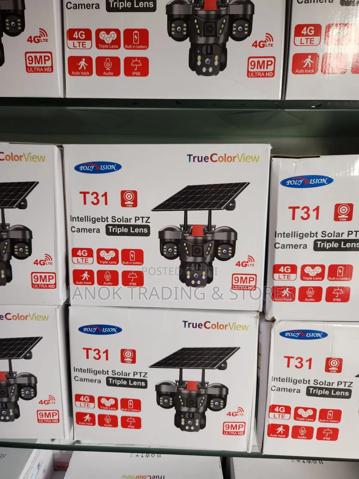 Triple Lens Solar PTZ Camera