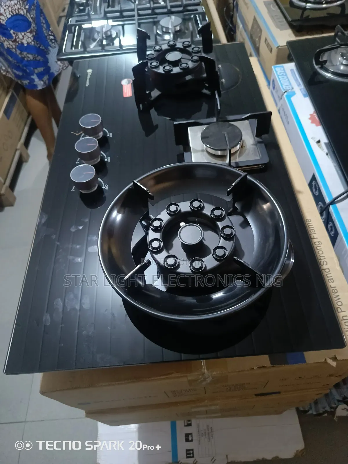 3 Gas Glass Top New Burners Newcastle