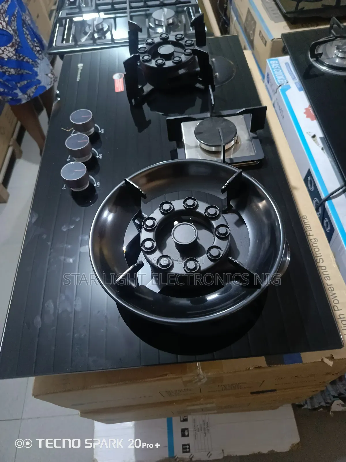 3 Gas Glass Top New Burners Newcastle