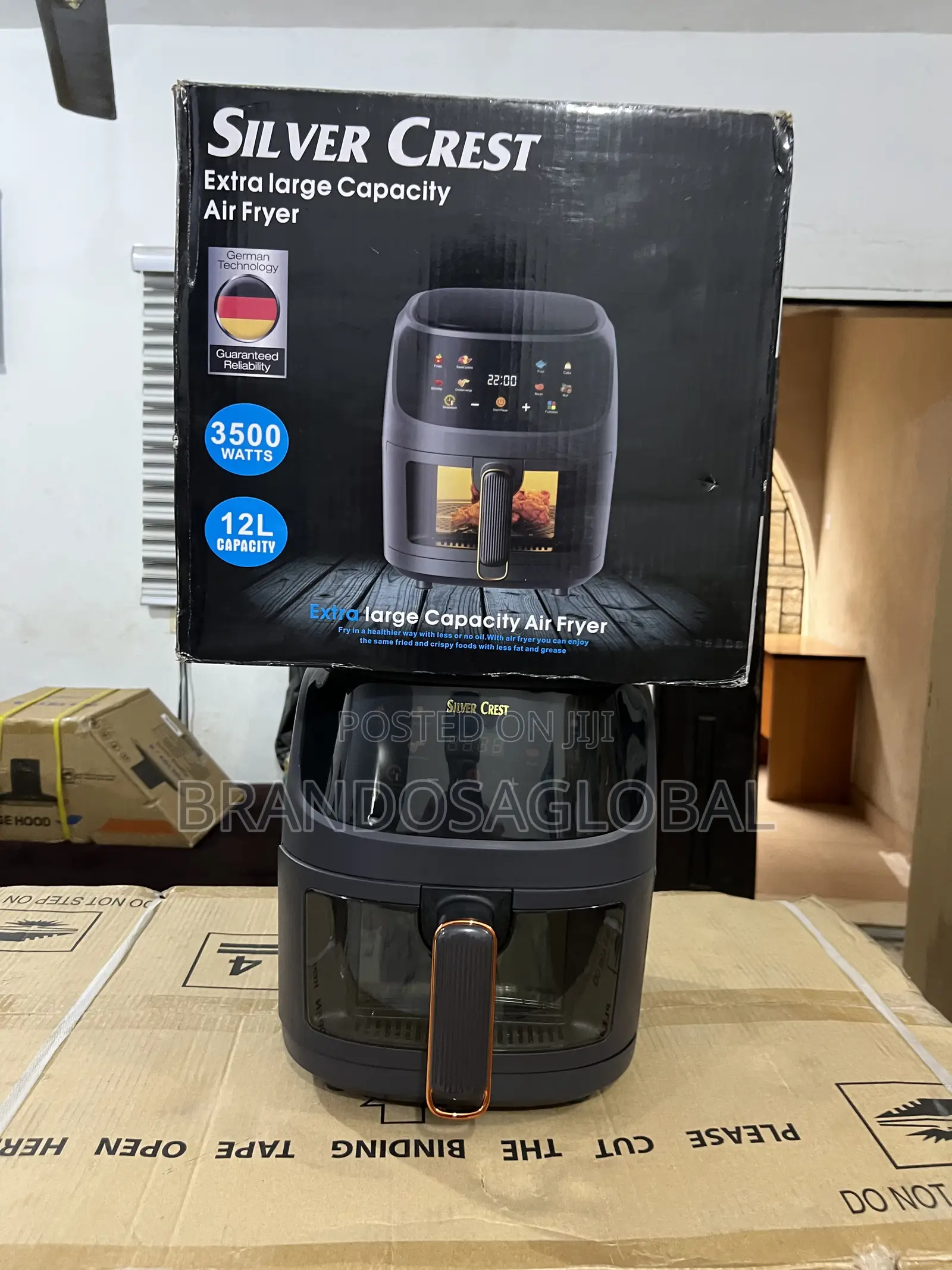 Silvercrest 12l Digital Air Fryer – Healthy Oil-Free Cooking