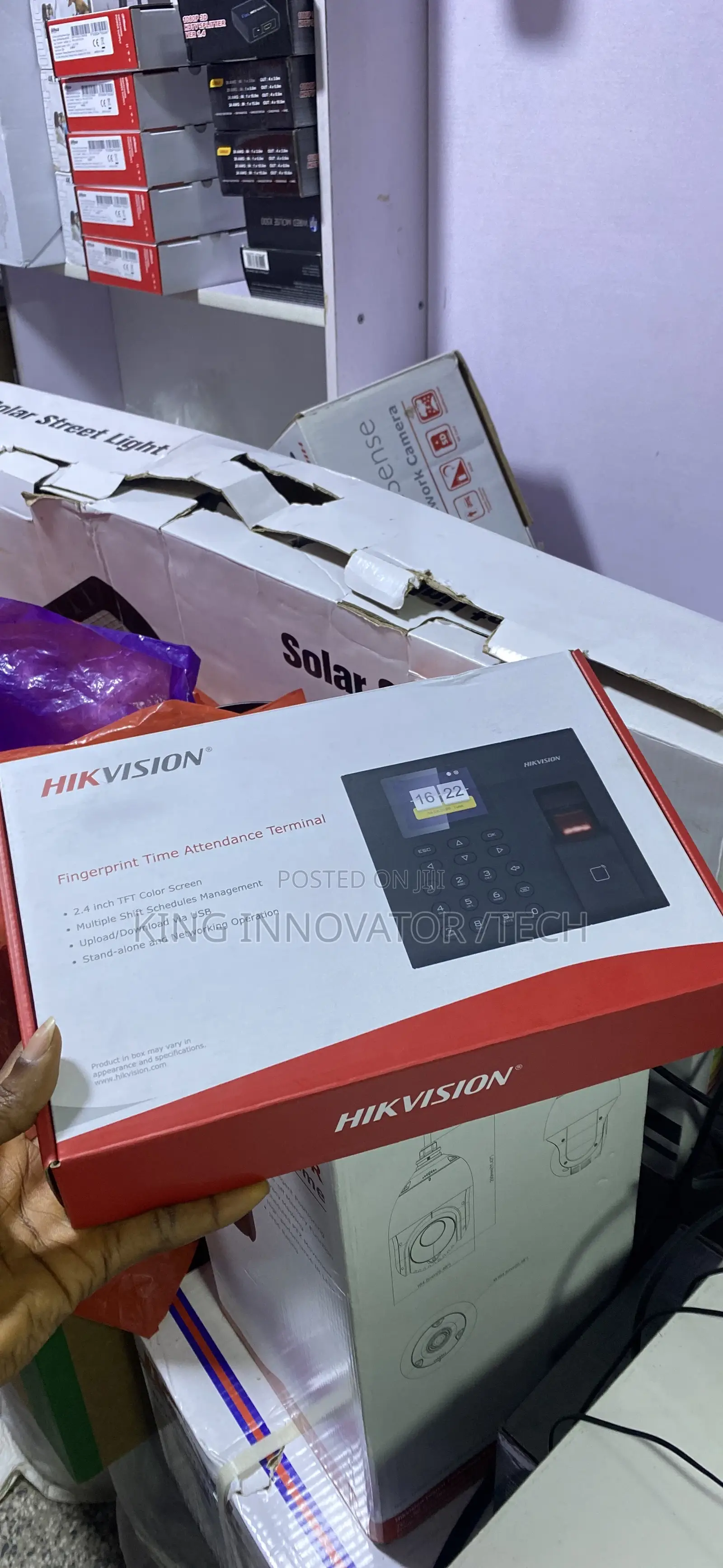 Fingerprint Time Attendance Terminal Ds-K1a8503mf-B