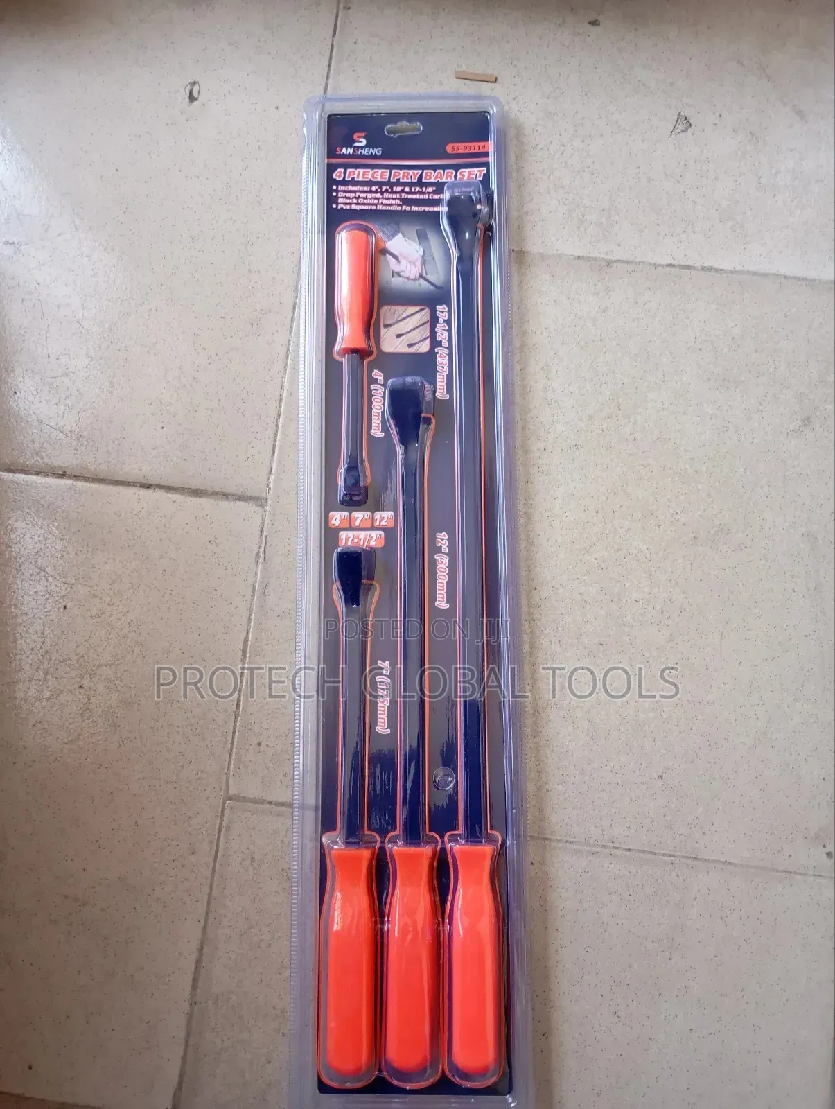4pcs Pry Bar Set