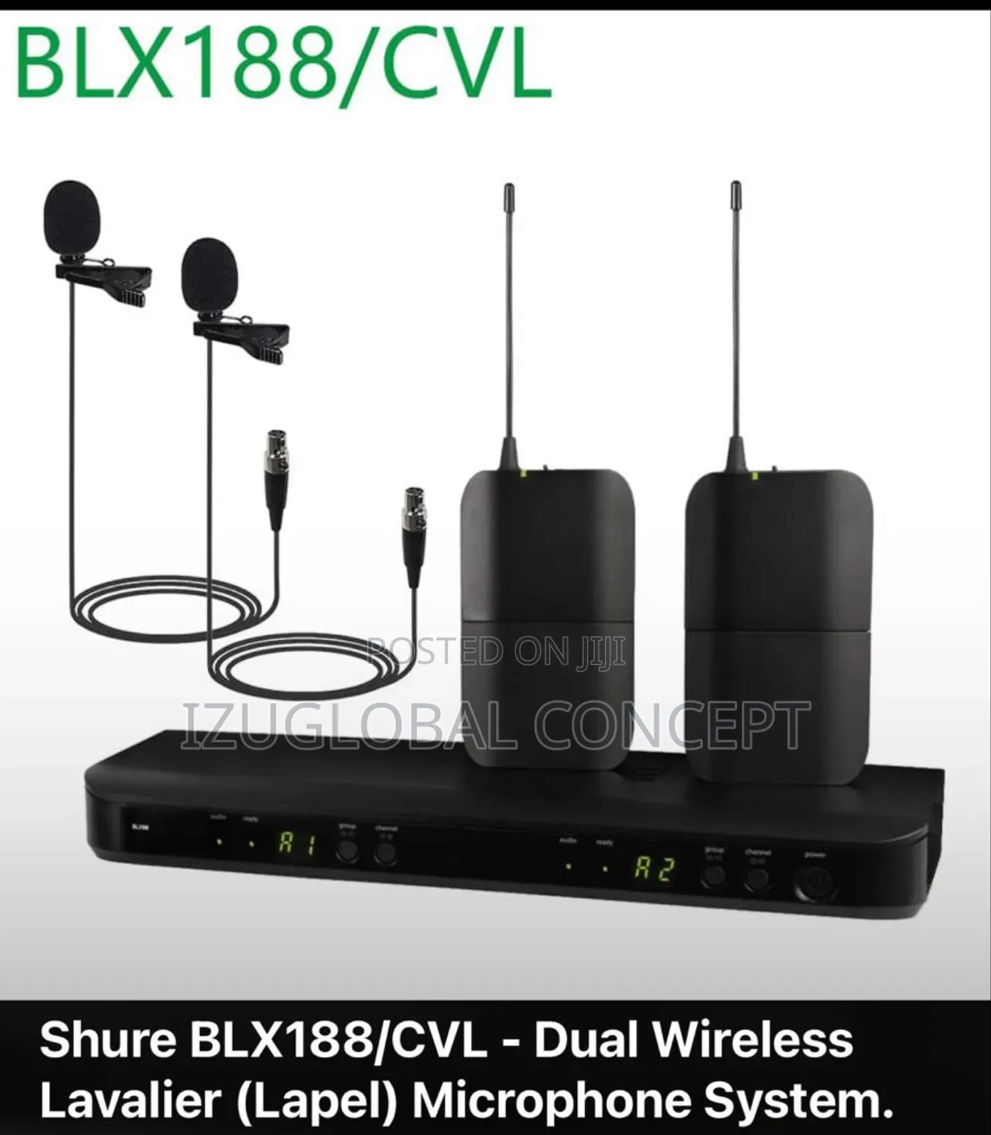 Shure Blx188/Cvl Uhf Wireless Microphone System -