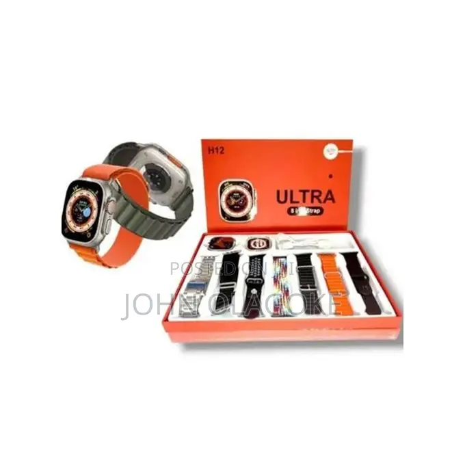 H12 8in1 Strap Ultra Smart Watch