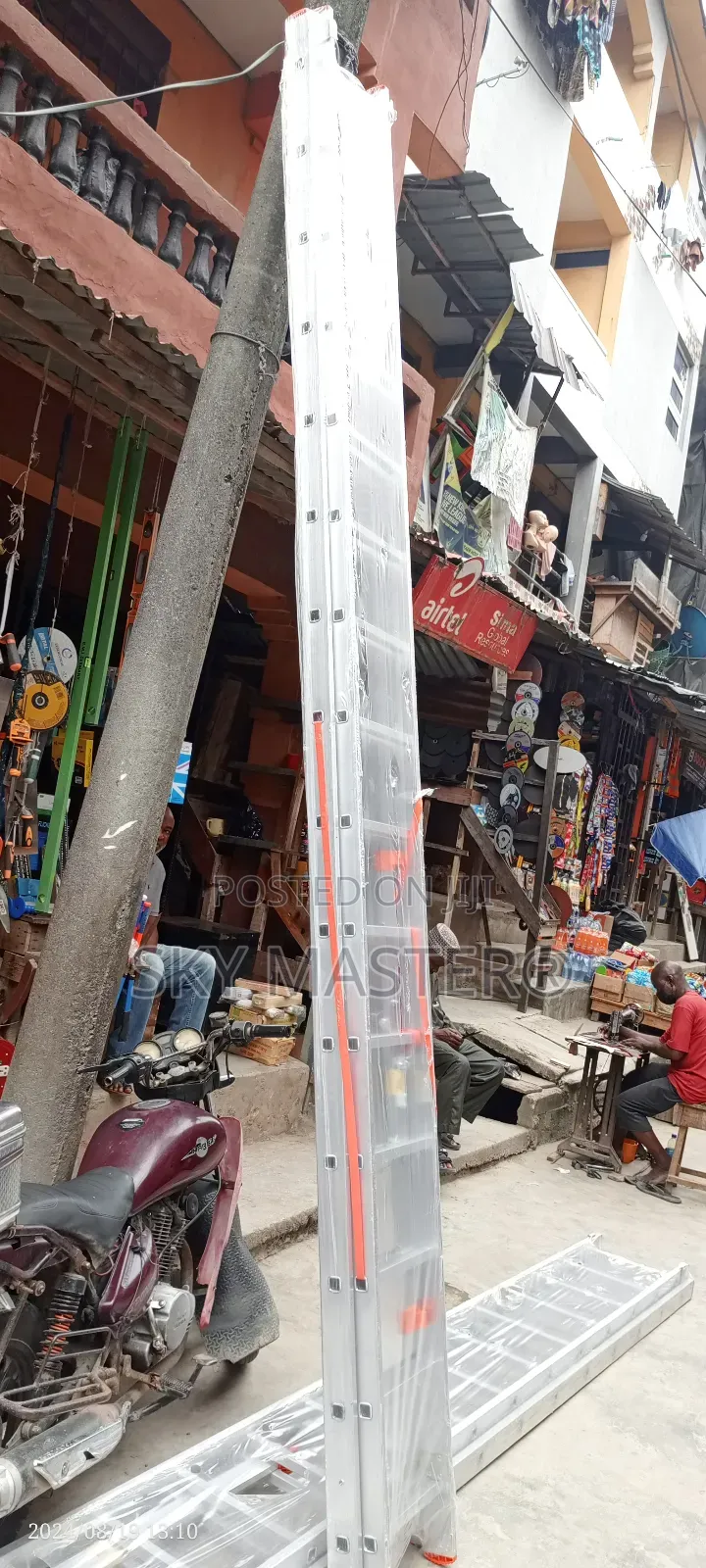 15 By 2 Heavy Duty Aluminium Extension Ladder (Made In Turkey)