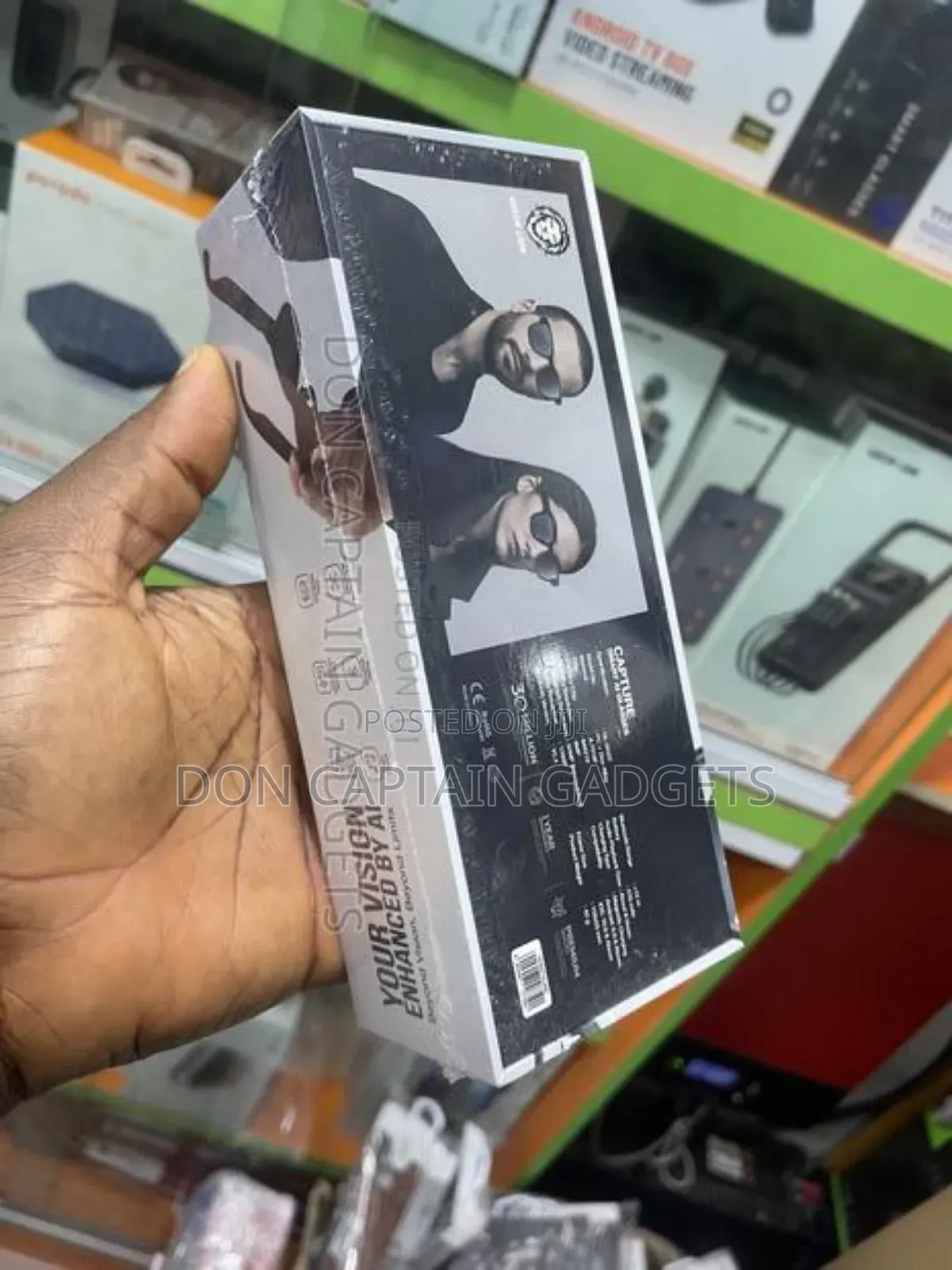 Green Loin Capture Ai Smart Glasses With Camera and Ai Voice Assistant
