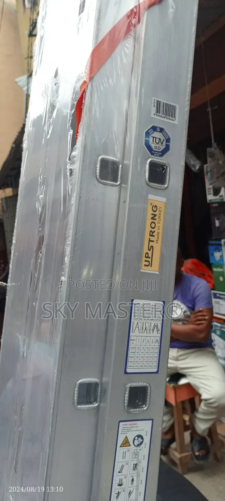 15 By 2 Heavy Duty Aluminium Extension Ladder (Made In Turkey)