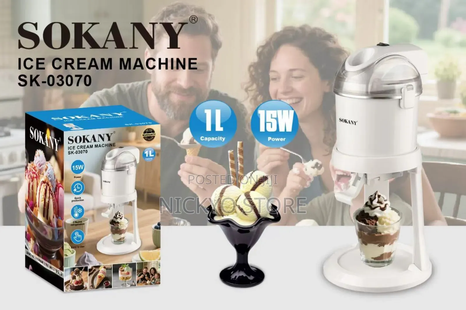 Sokany Ice Cream Machine – Sk-03070