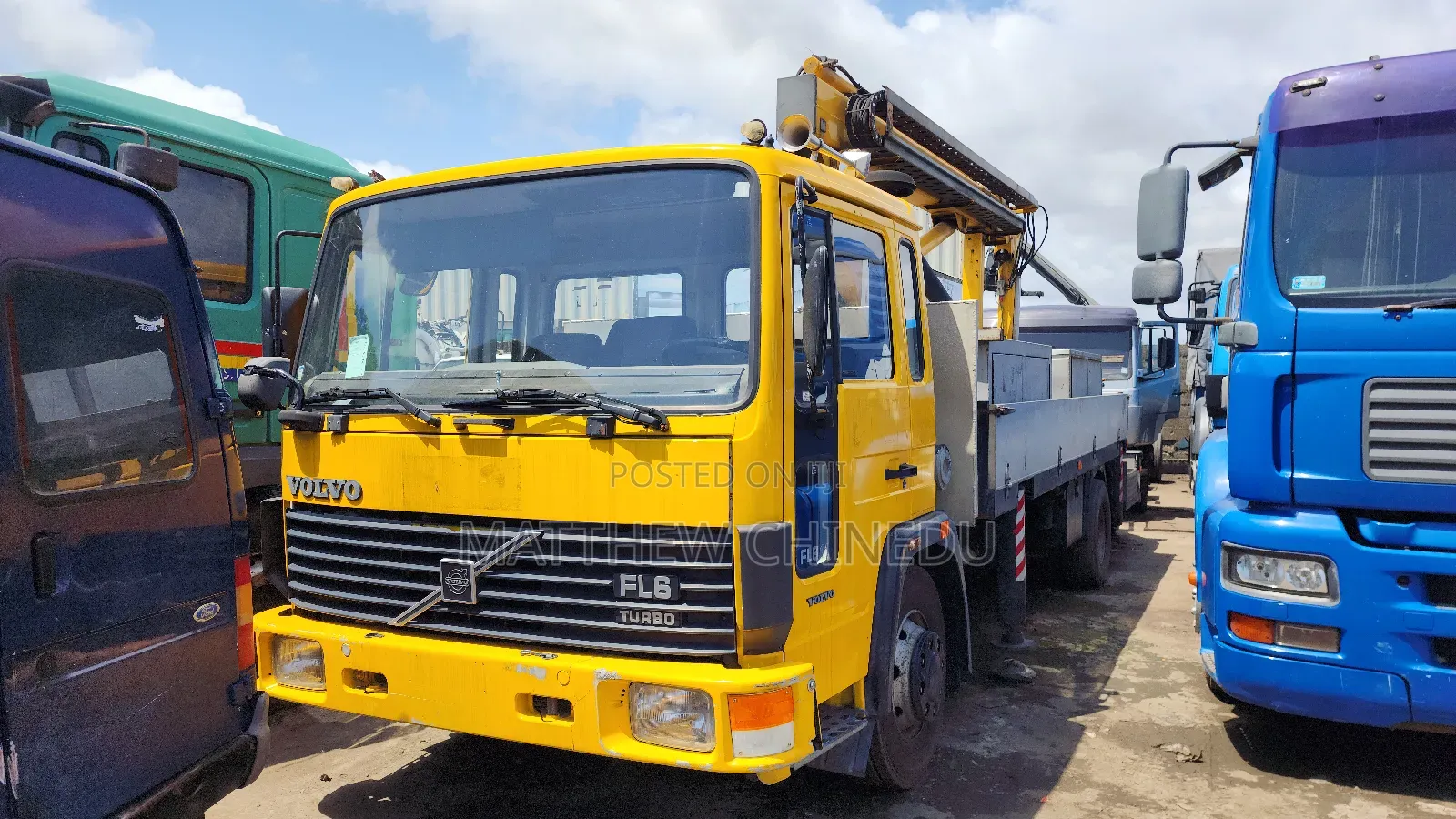 Volvo Fl6 Telescopic Street Light Maintenance Truck