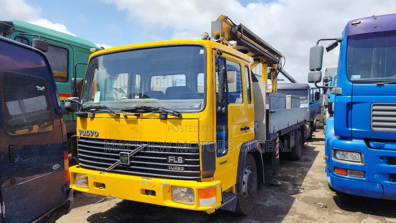Volvo Fl6 Telescopic Street Light Maintenance Truck