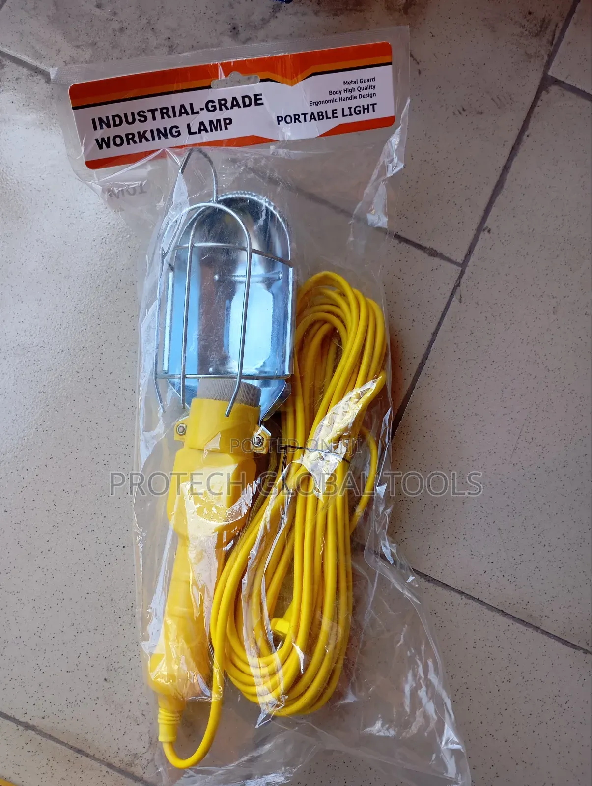Electric Work Lamp With 10 Meters Wire