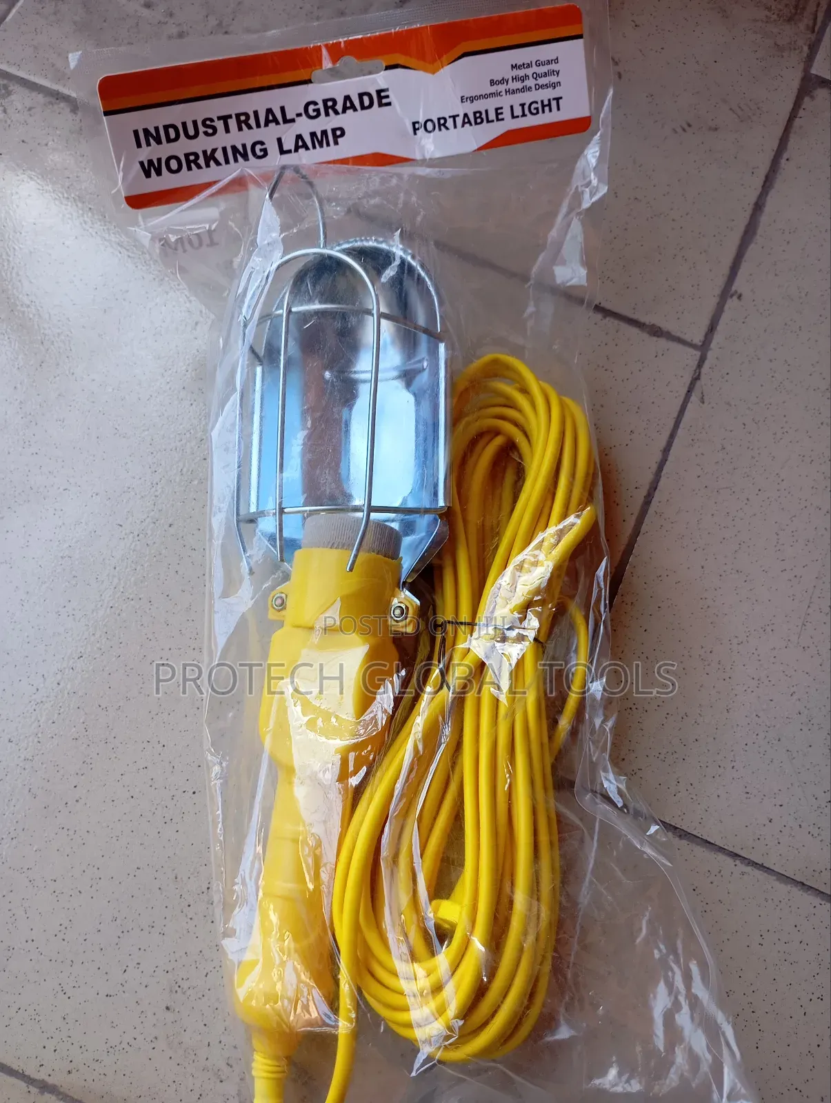 Electric Work Lamp With 10 Meters Wire