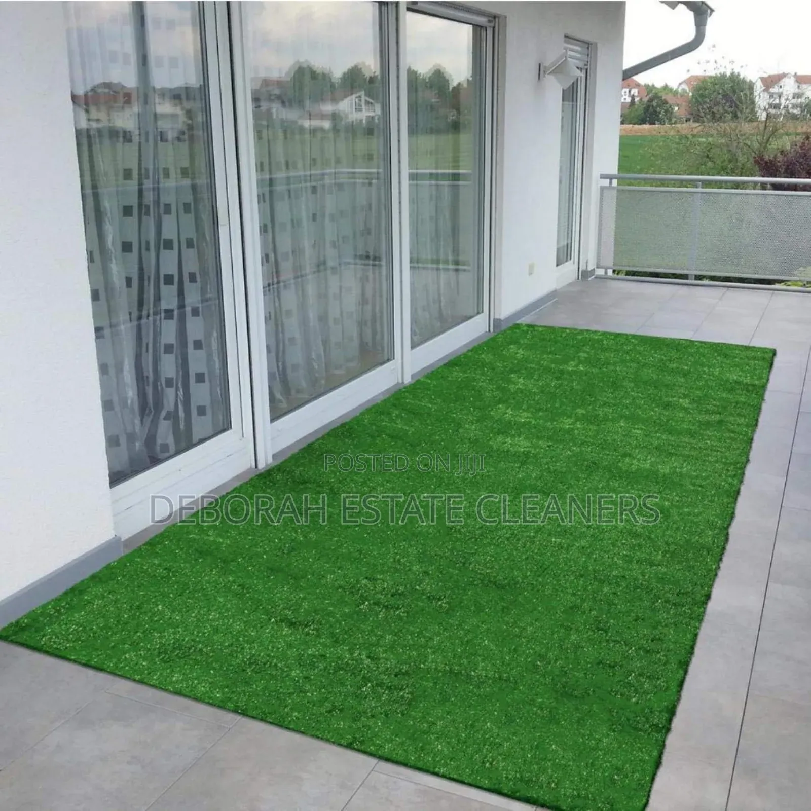 Outdoor Carpet Grass Installation