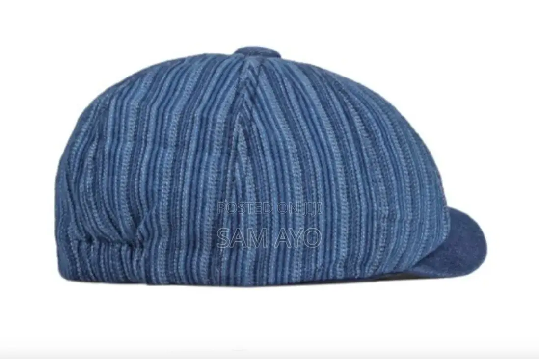 Denim Jean Octagonal Cap ,Papas Cap, Panama