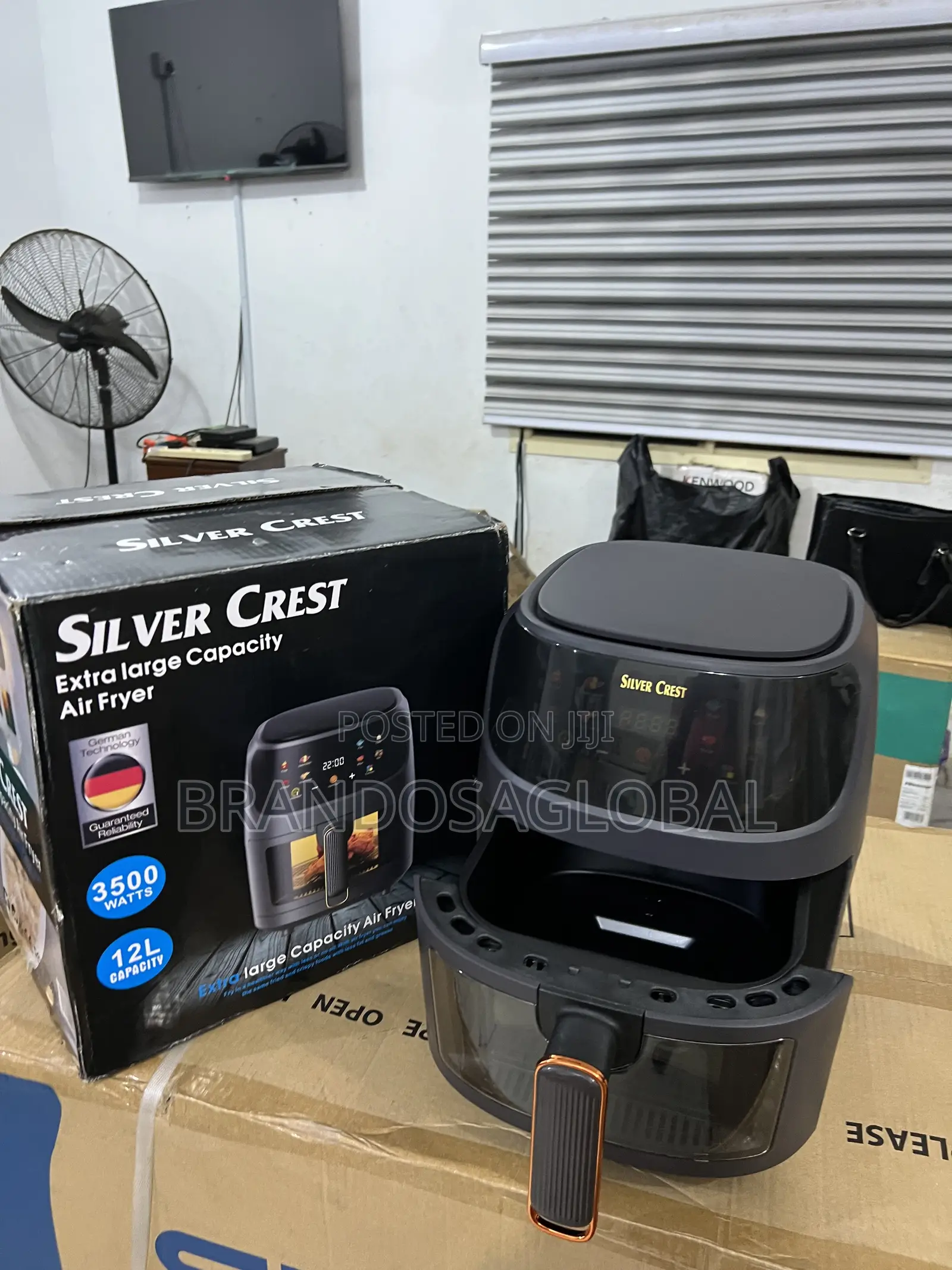 Silvercrest Jd689b 12l Digital Fryer – Quick, Oil-Free Cooking