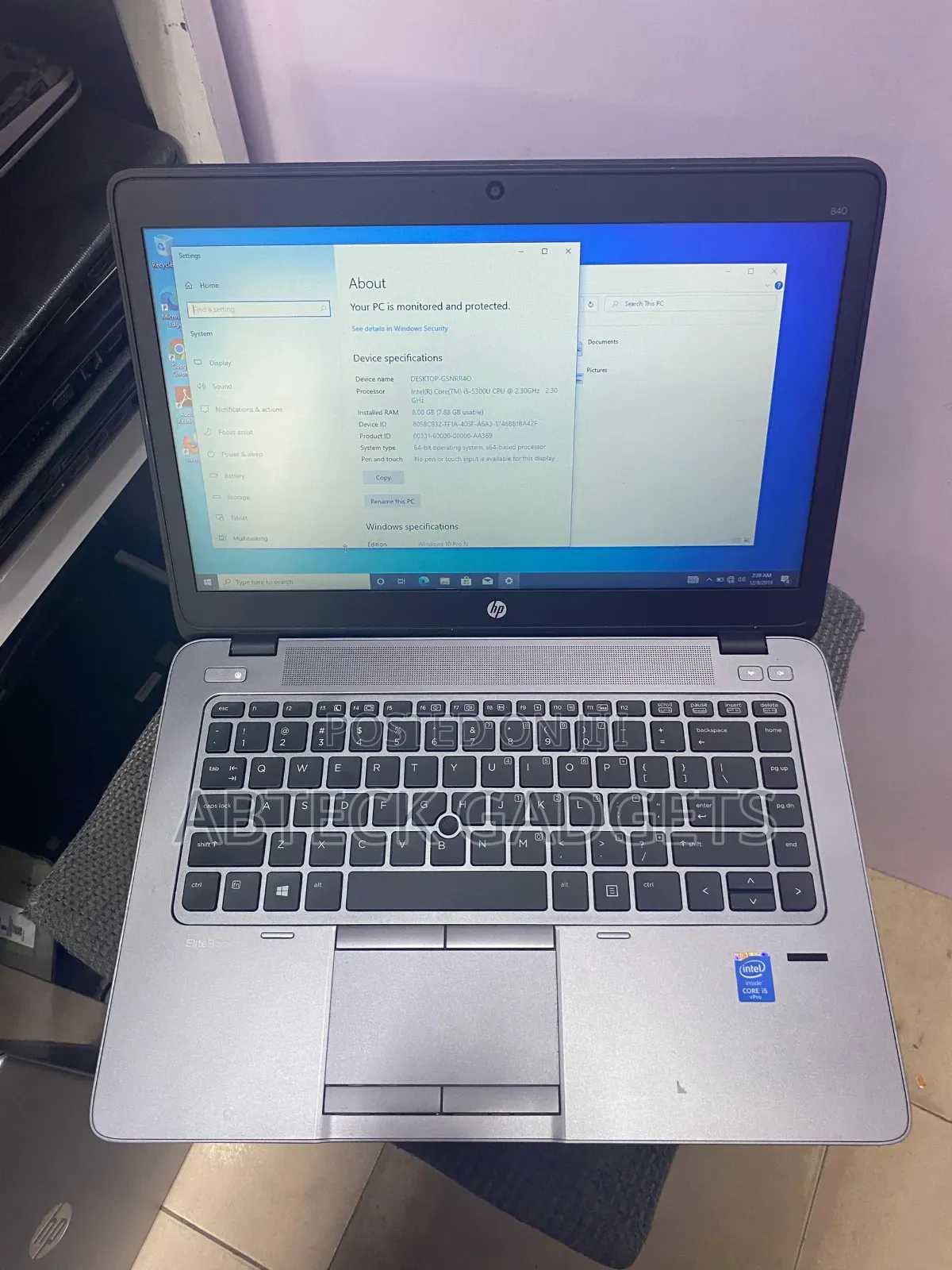 Laptop HP EliteBook 840 G2 8GB Intel Core I5 SSD 256GB
