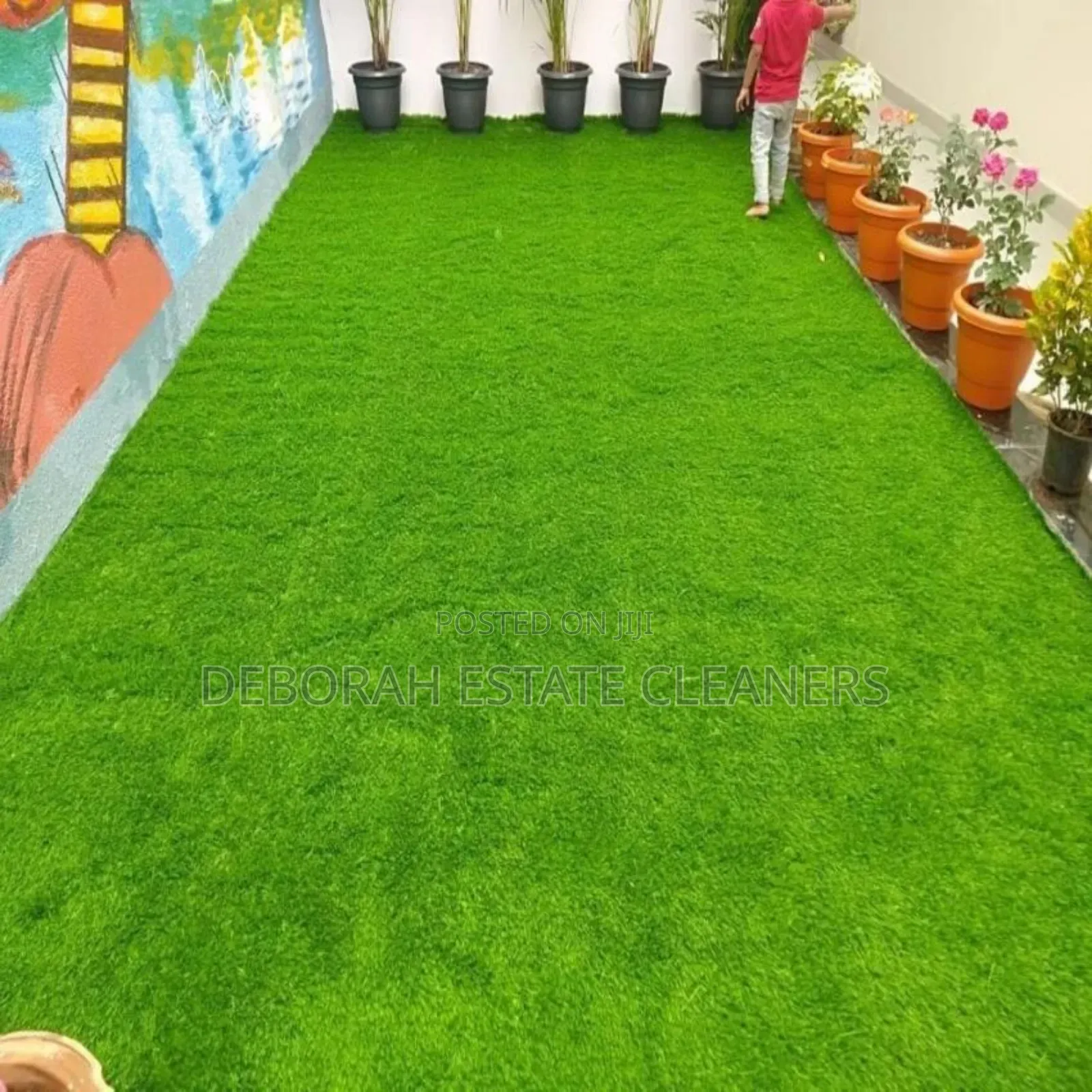 School And Children Play Ground Carpet Installation