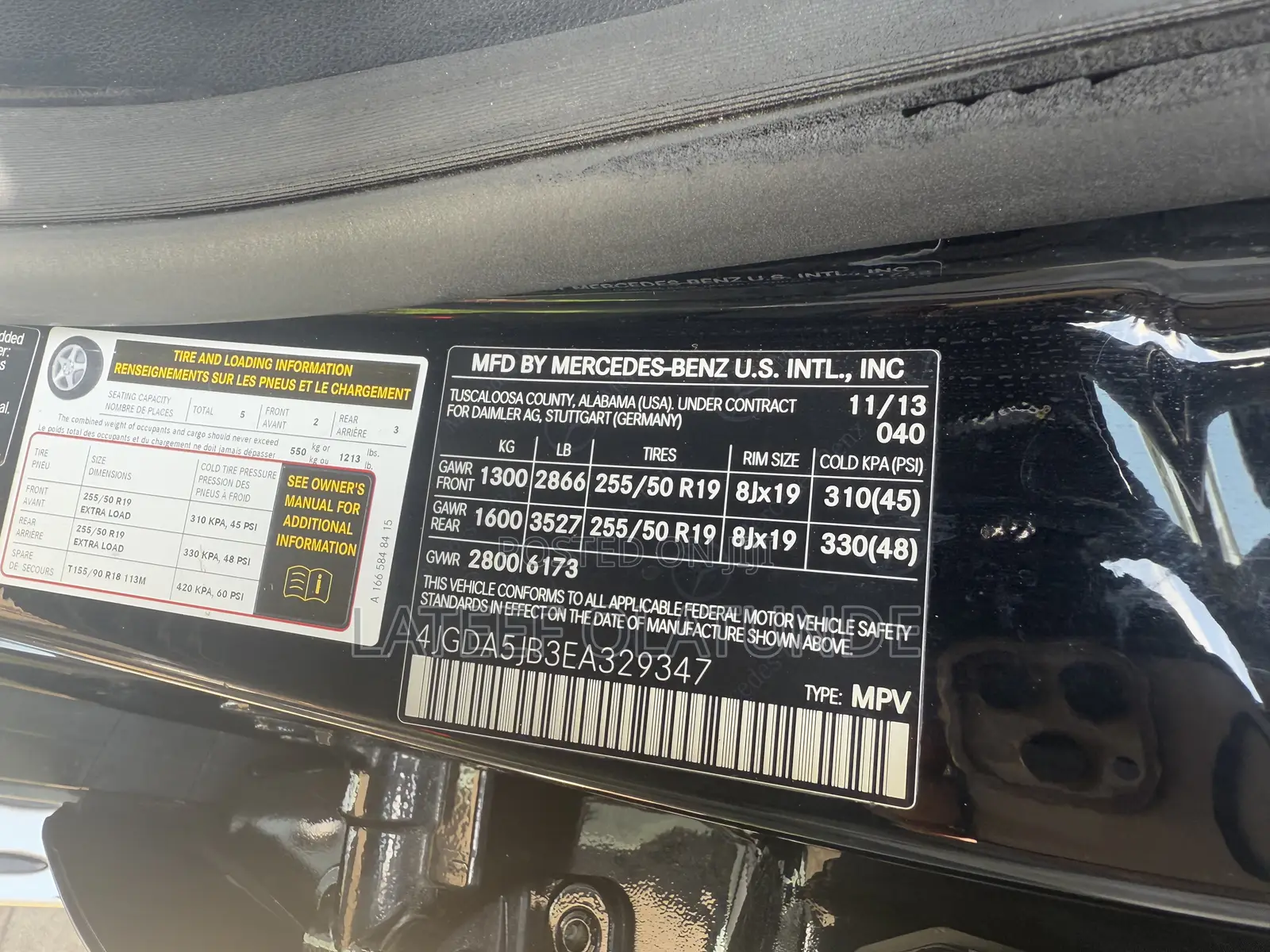 Mercedes-Benz M Class ML350 4MATIC 4dr SUV AWD (3.5L 6cyl 7A) 2014