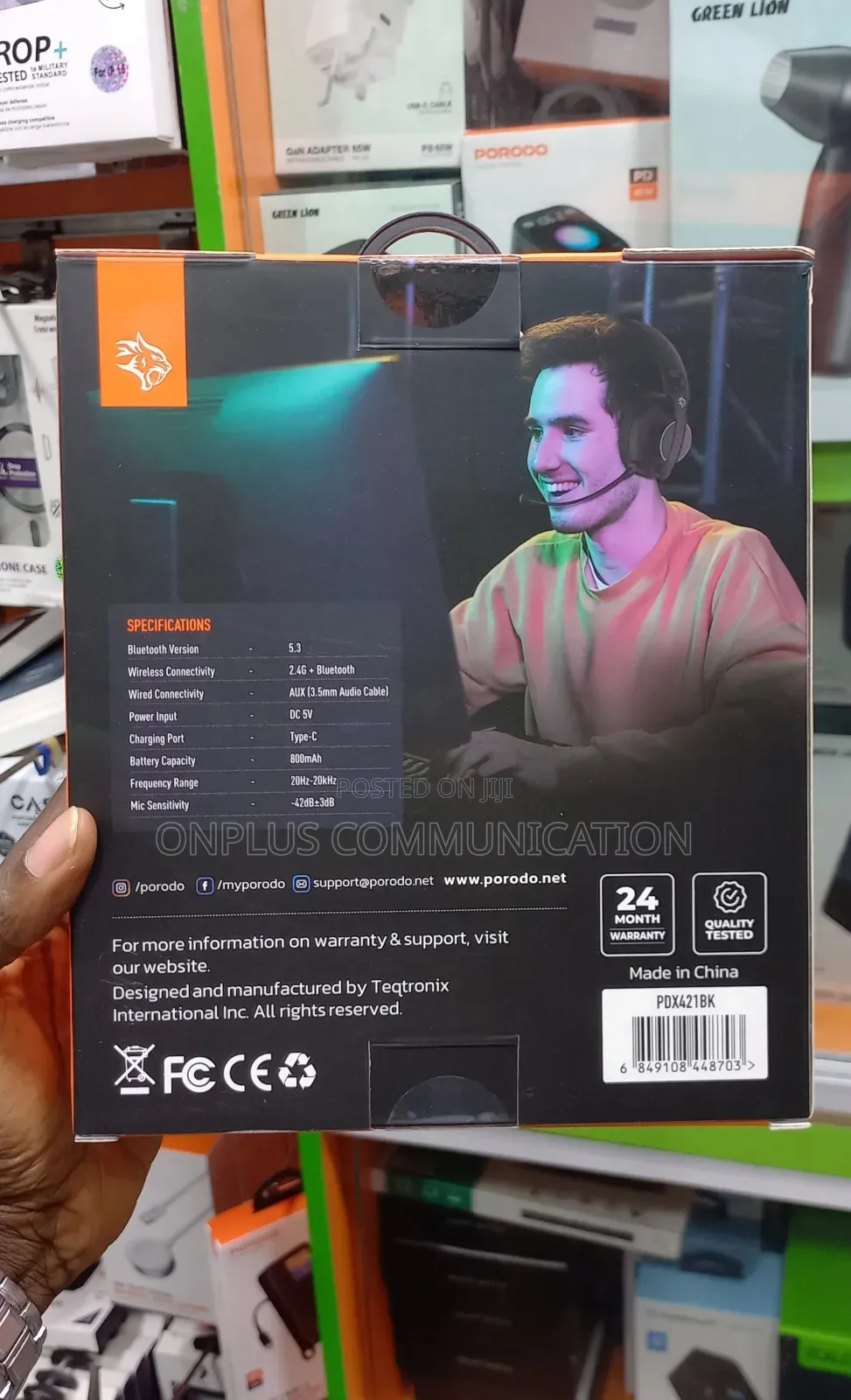 Porodo Gaming Triple-Mode Gaming Headphone