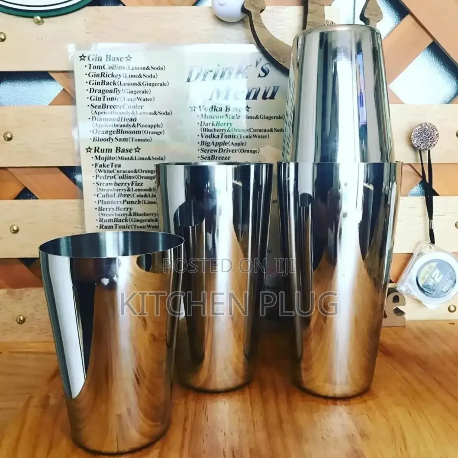 Tin On Tin Stainless Steel Cocktail Shaker