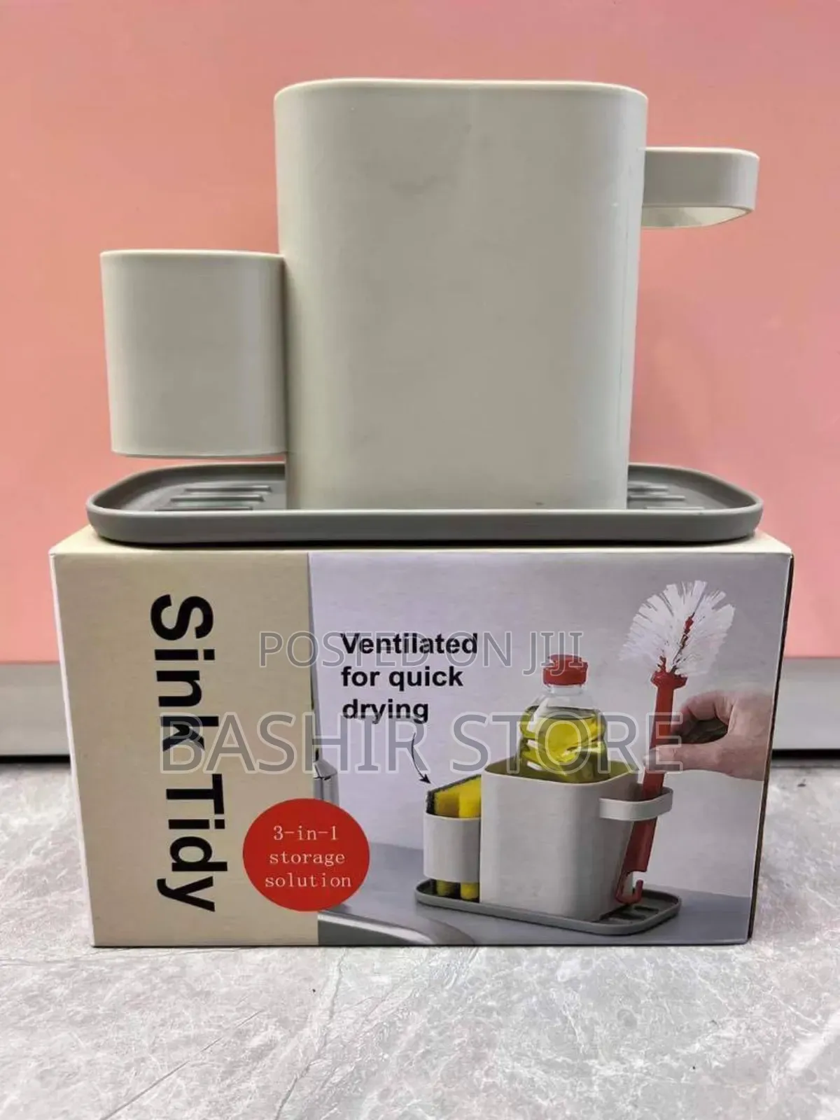 3-in-1 Storage Solution for Kitchen Sink Essentials.
