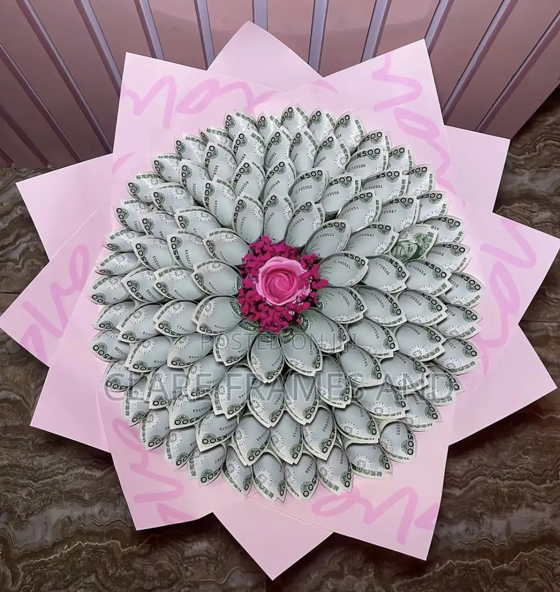 Handcrafted Money Bouquet