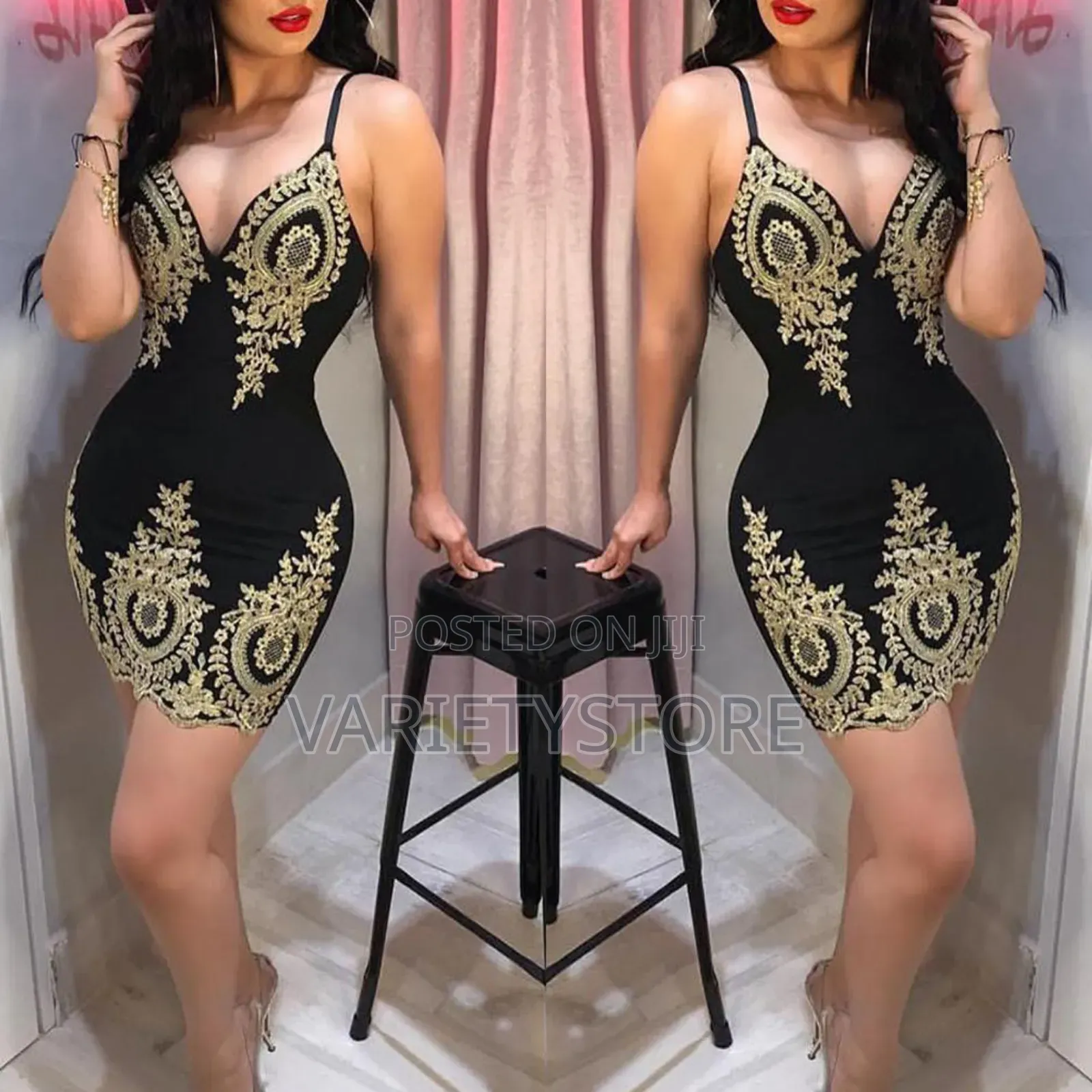 Sexy Summer Party Halter Dress Sleeveless Slim-Fit Mini Dress