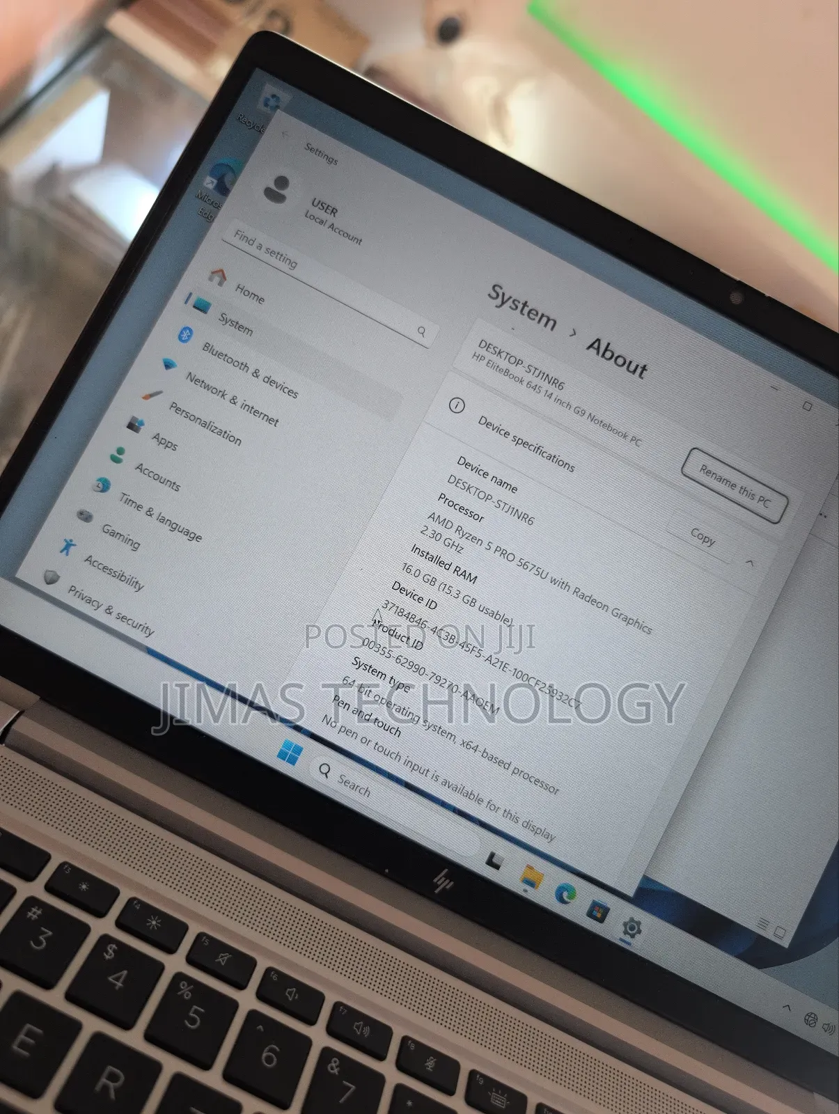 Laptop HP EliteBook 645 G9 16GB AMD Ryzen 5 SSD 256GB
