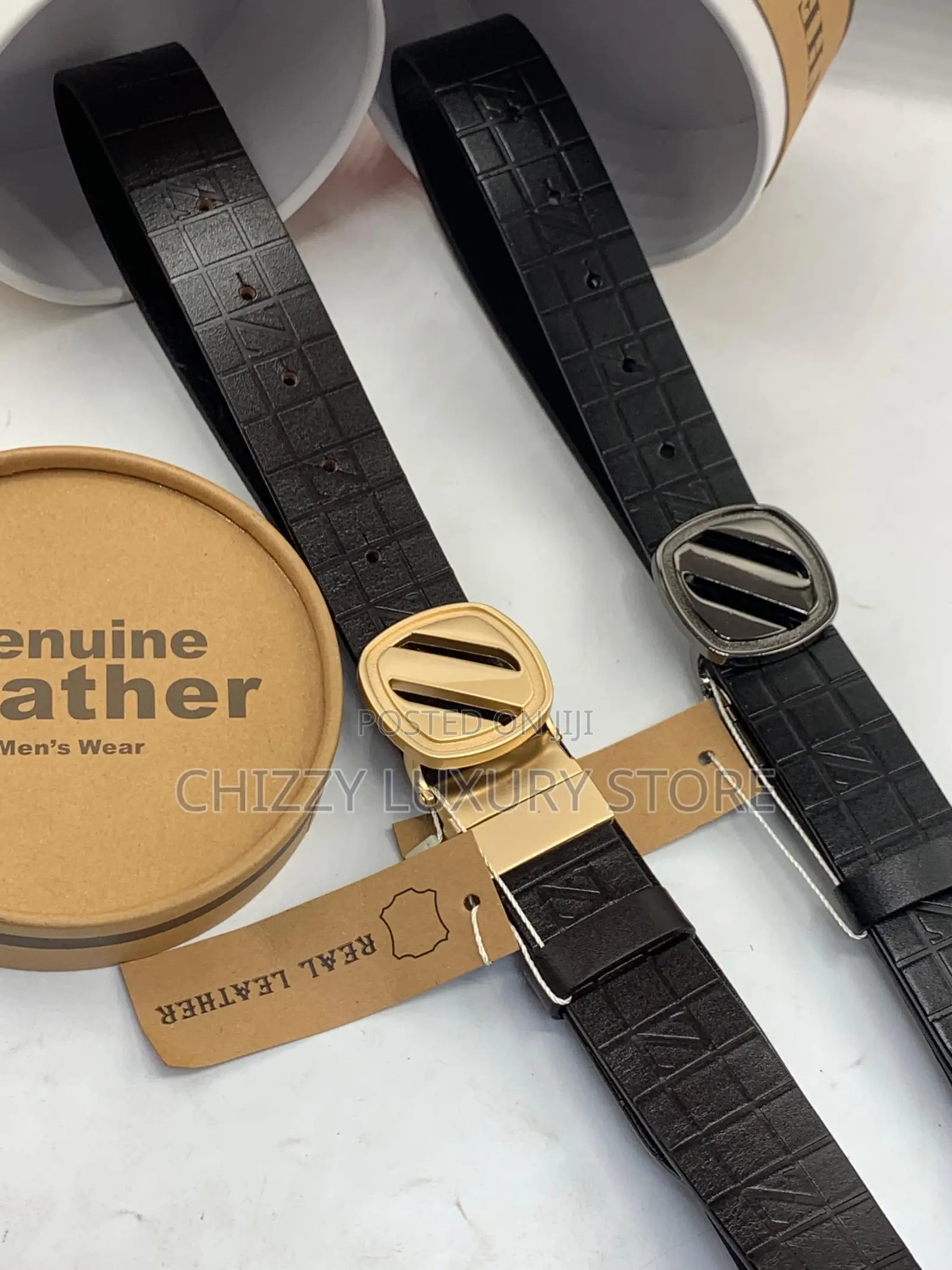 High Quality Luxury Genuine Leather Men Belts