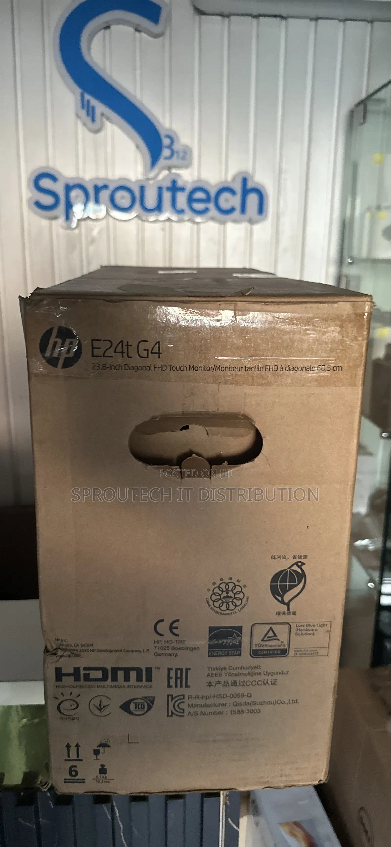 Hp E24t G4 23.8-Inch Diagonal FHD Touch Monitor