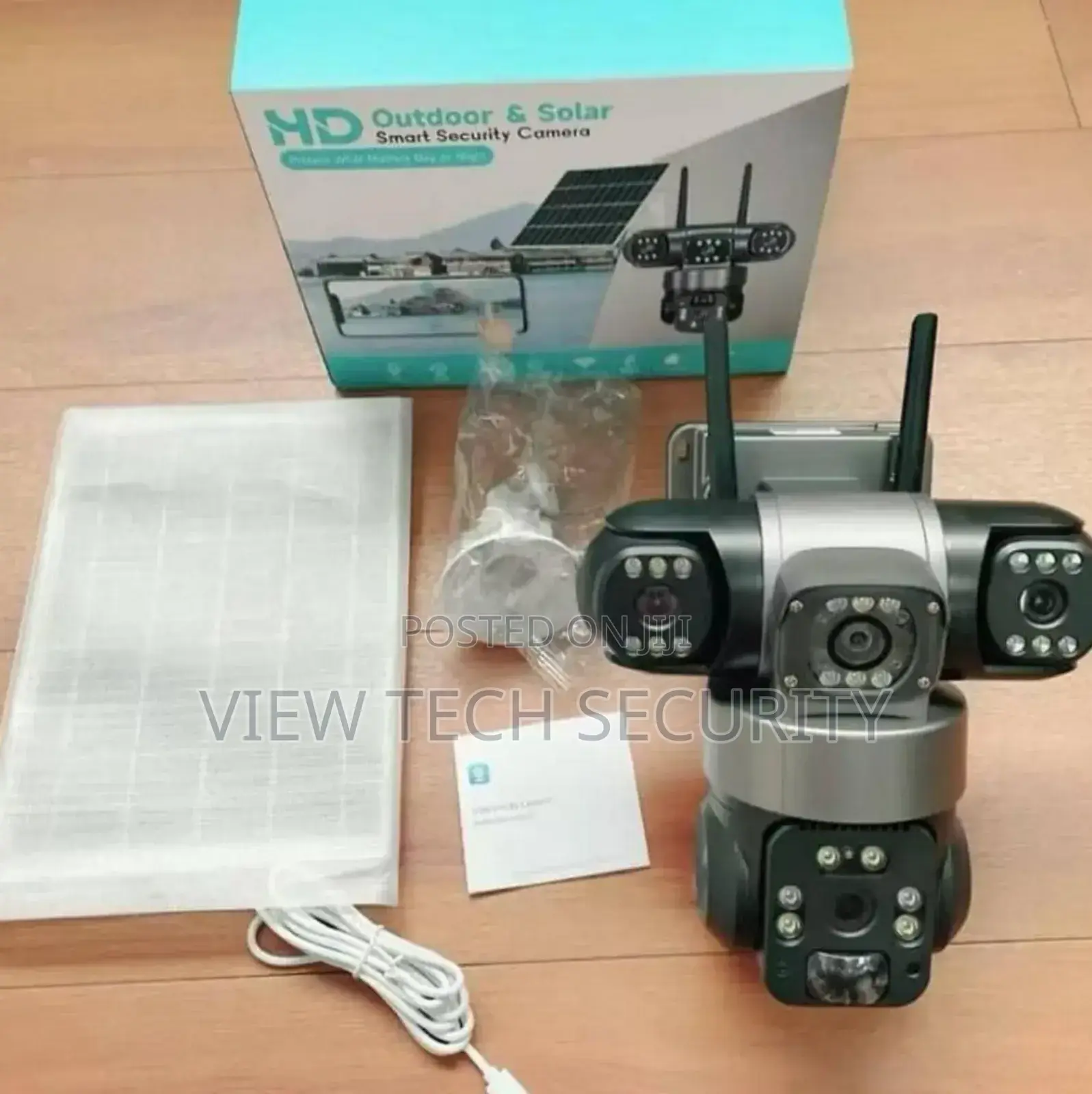 Triple Lens Smart PTZ Solar Camera