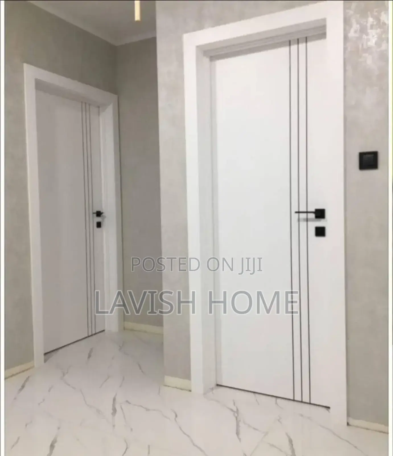 Imported HDF Wooden Door White