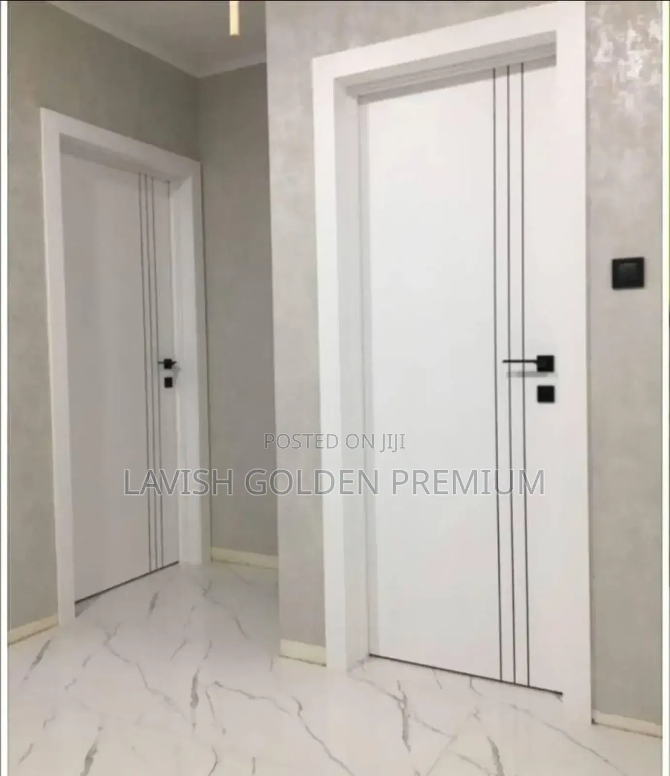 Imported HDF Wooden Door White