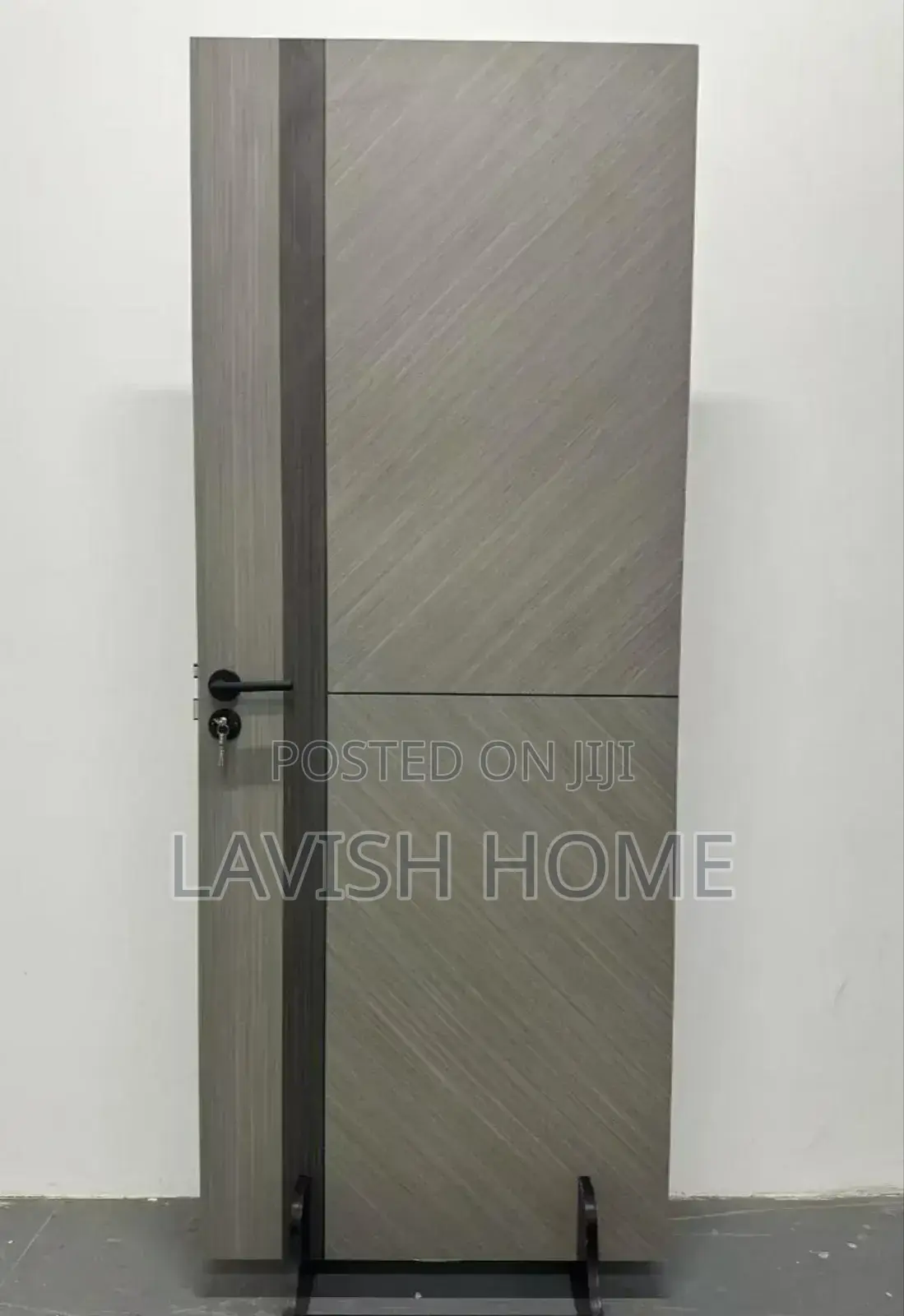 Turkish HDF Gray Wooden Doors