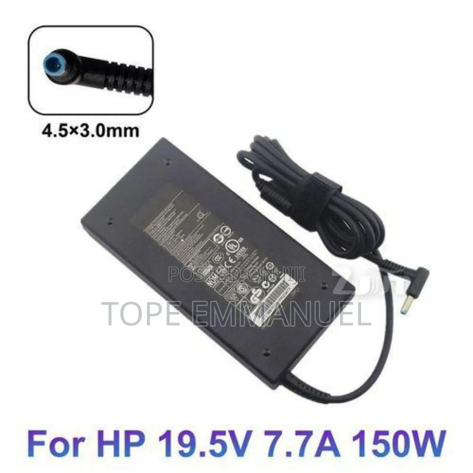 Hp 19.5v 7.7a 150w 4.5*3.0 Ac Adapter Charger Zbook 15 G3 G4 Pavilion
